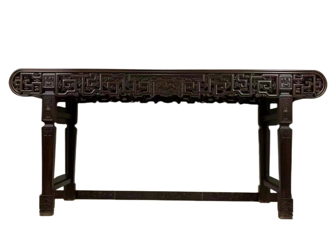 Qing Dynasty Huanghuali Strip Case (1 of 9)