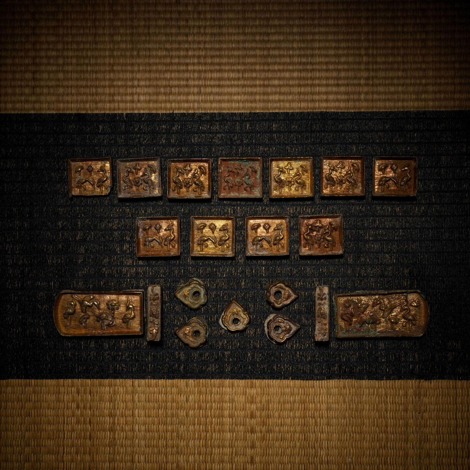 Song Dynasty Gilt Bronze Plate with Crane Pattern (1 of 12)