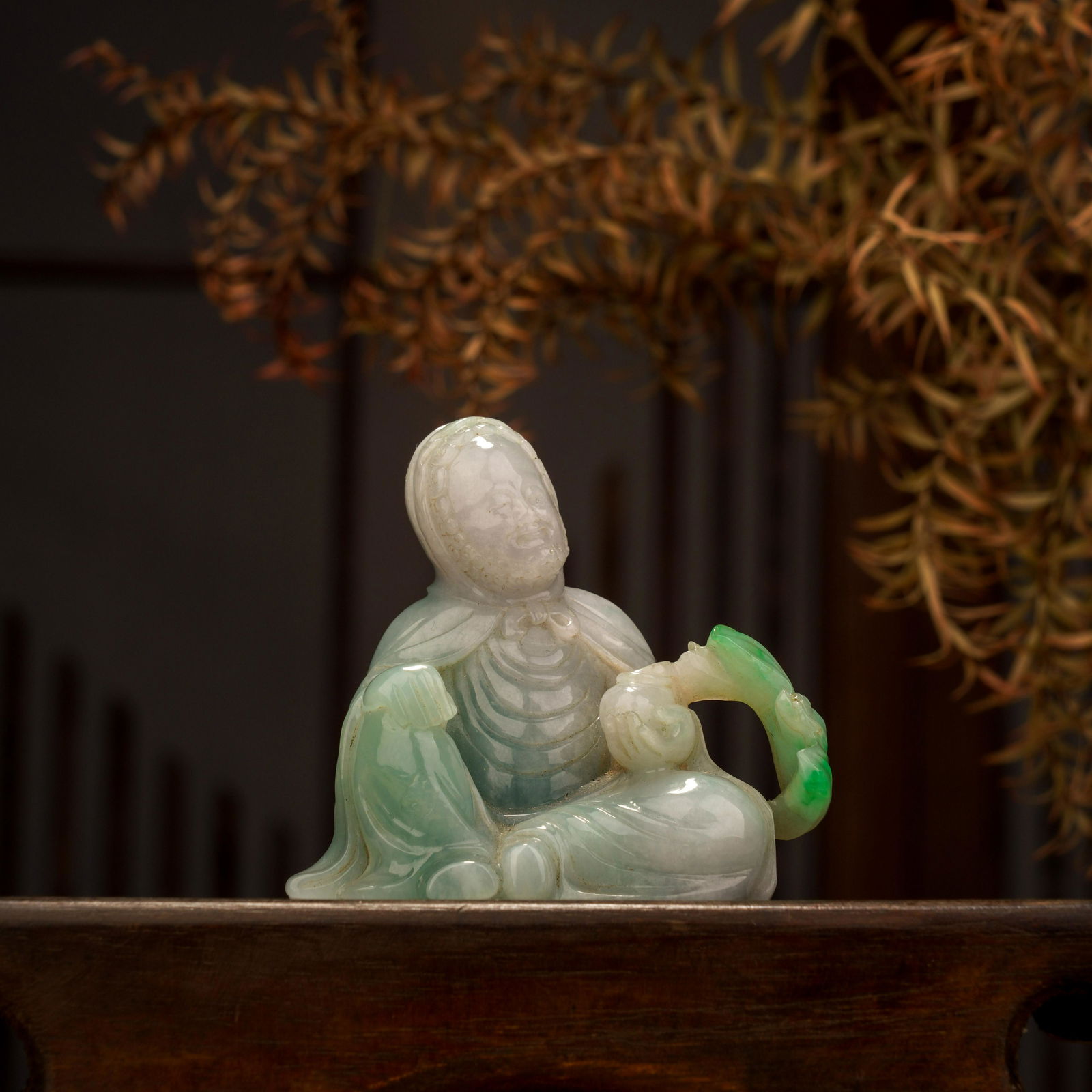 Qing Dynasty Emerald Figures (1 of 8)