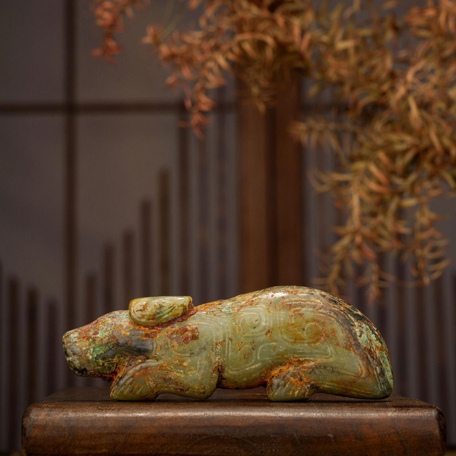 Western Zhou Dynasty Hetian Jade Beast (1 of 8)