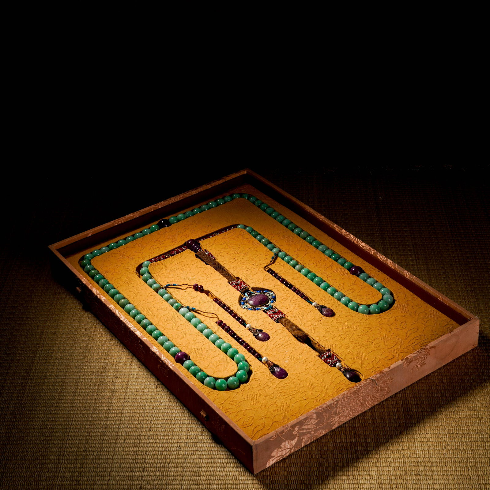 Qing Dynasty turquoise beads (1 of 8)