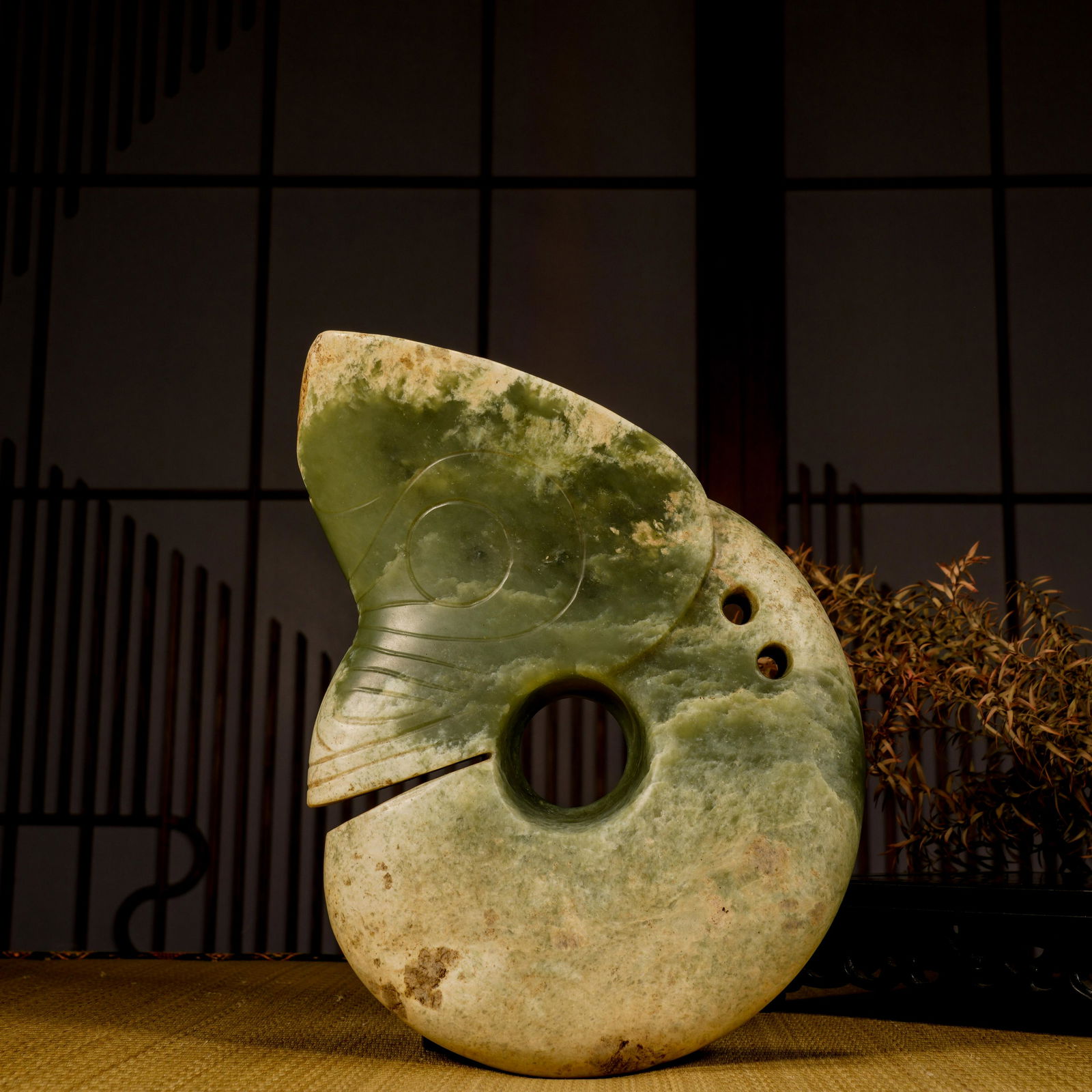 Jade Pig Dragon of Hongshan Period, China (1 of 10)