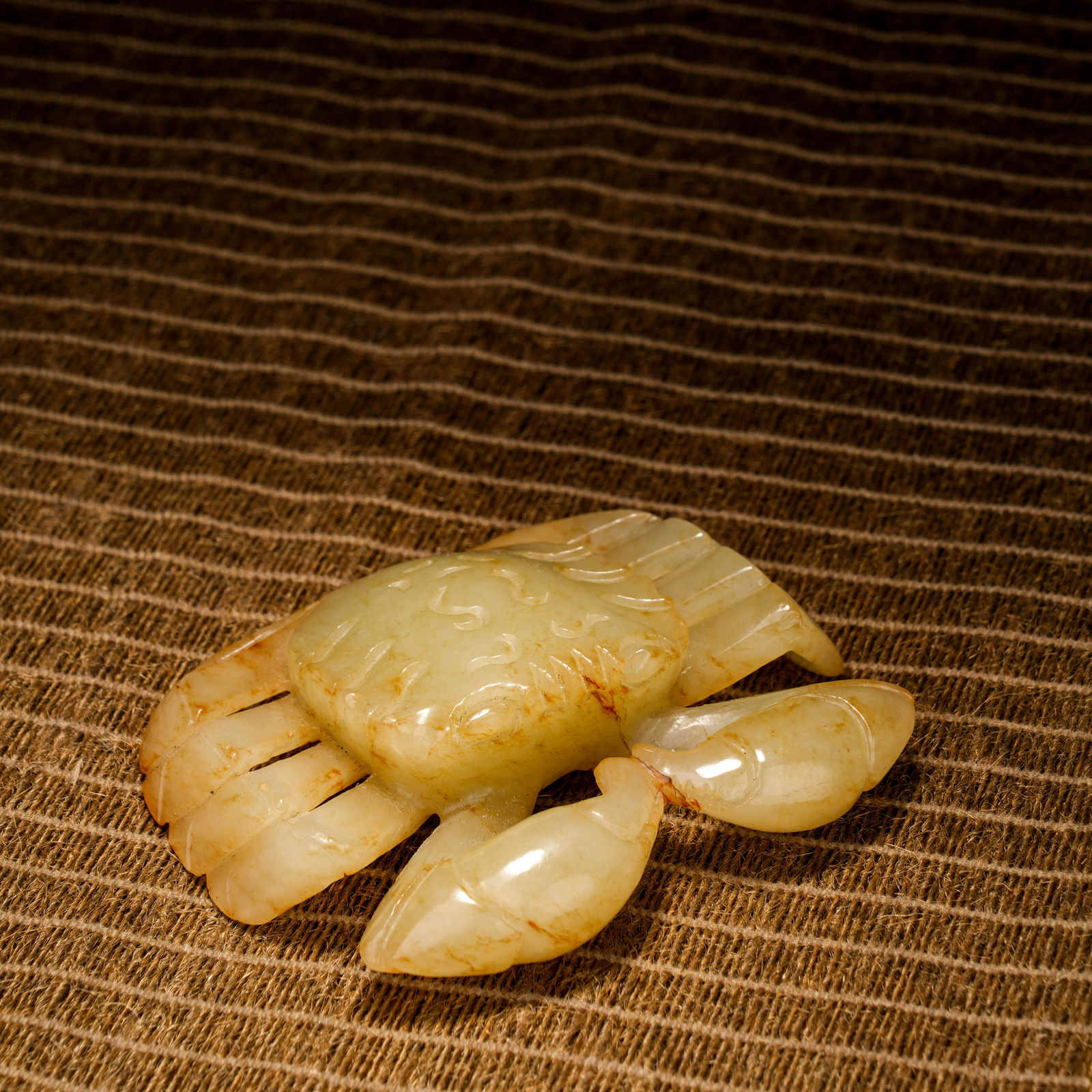 Qing Dynasty Hetian Jade Crab (1 of 8)