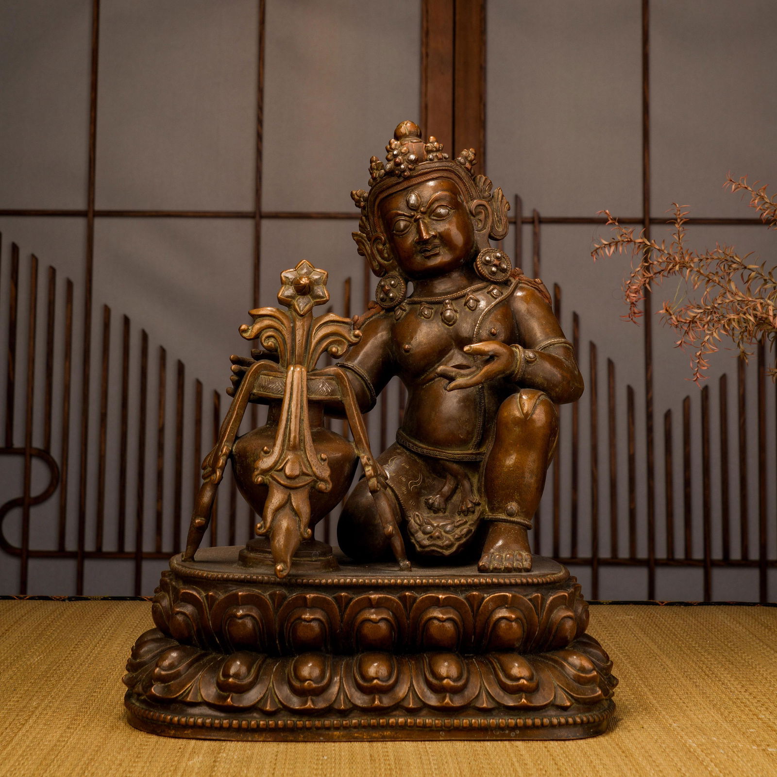 Qing Dynasty alloy bronze Buddha statue (1 of 11)