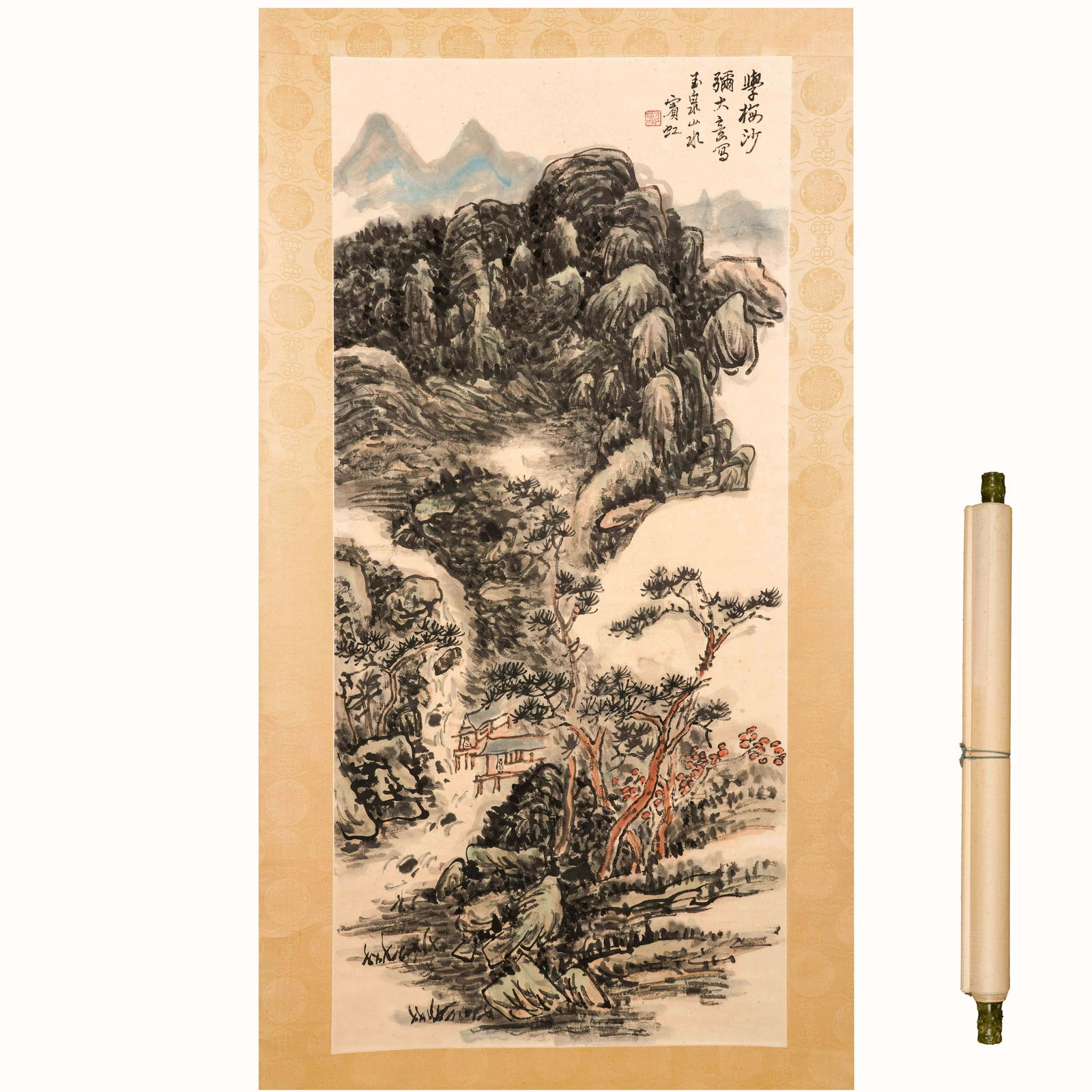 Huang Binhong landscape vertical axis (1 of 5)