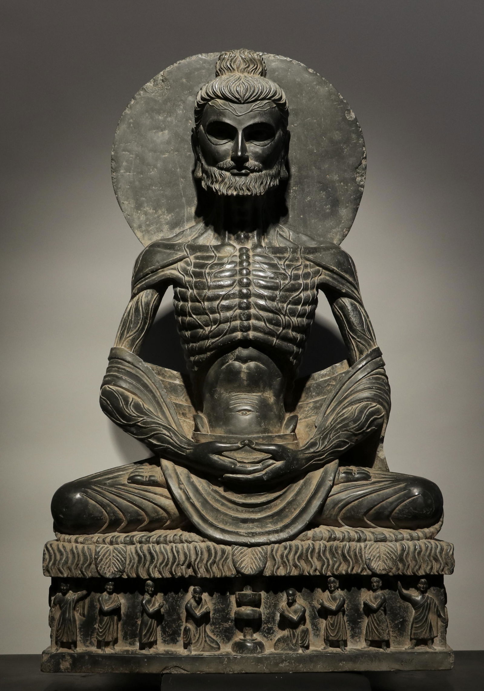 Gandhara Grey Schist Dervish (1 of 9)