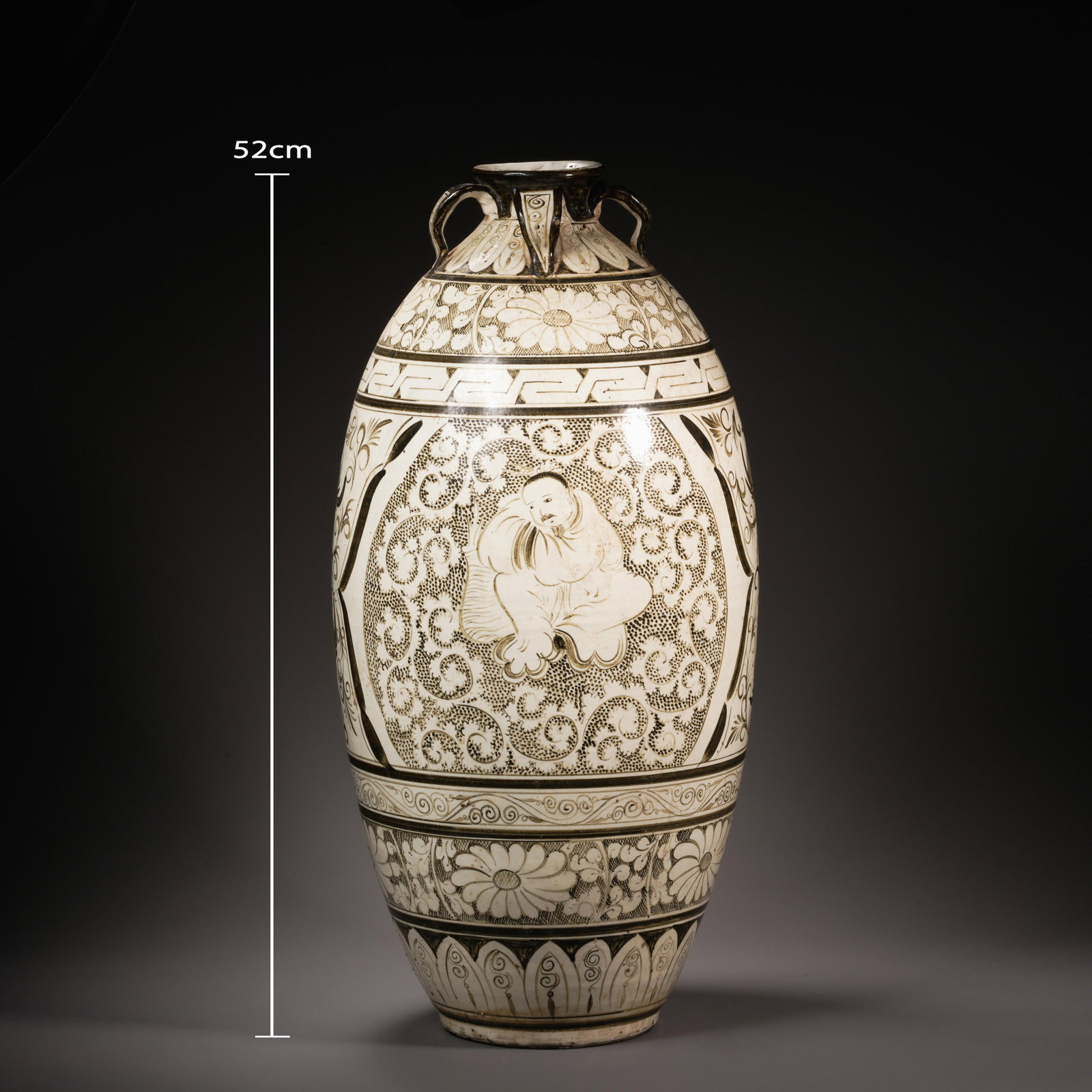 Four series of figures from Cizhou kiln before Ming Dynasty (1 of 8)