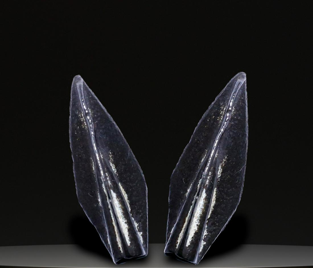 Ancient Weapons: Ancient Bronze Ballistic Arrowhead, Biblical Period, Old Testament , 1200 BC- 600 BC