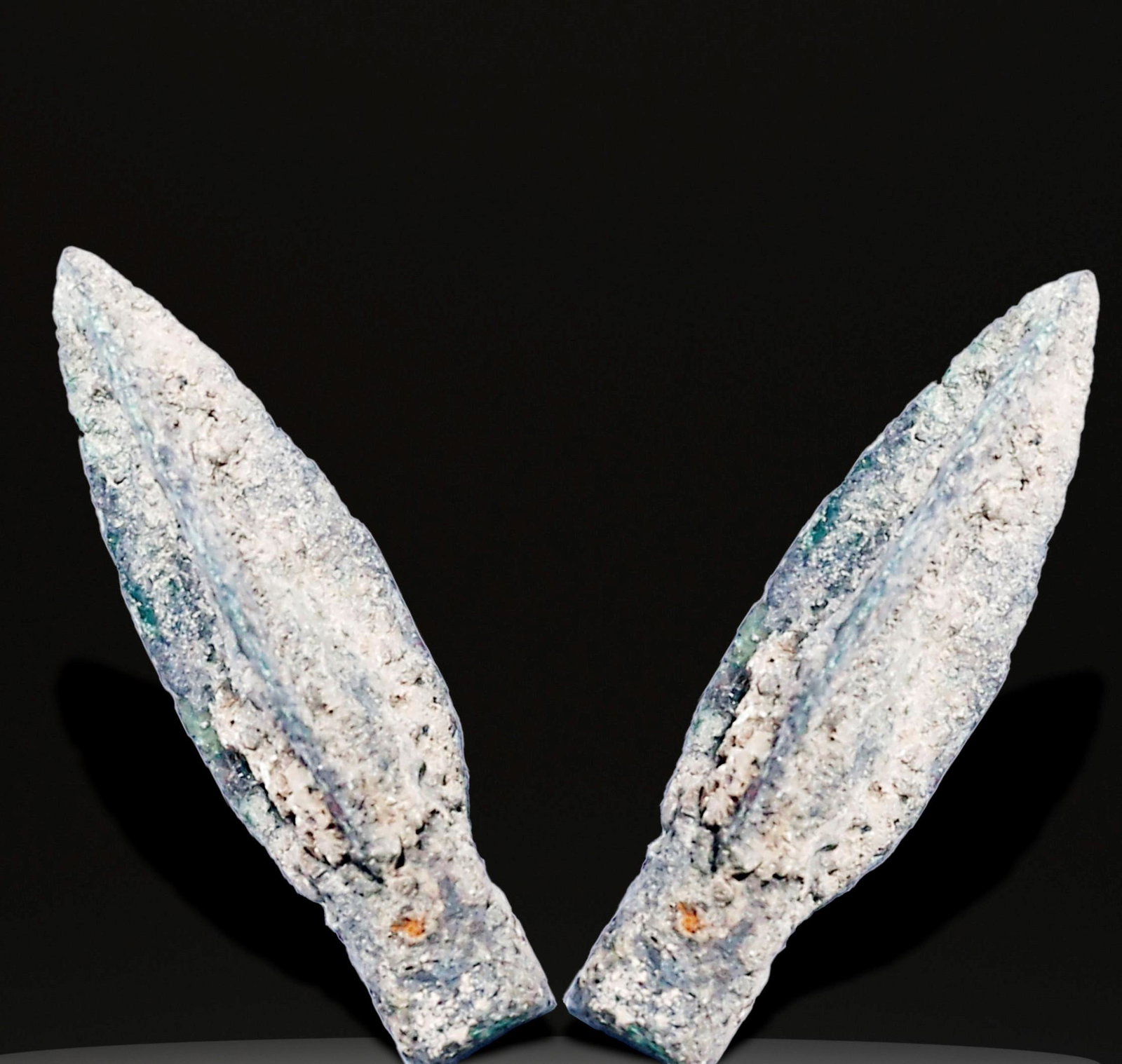 Ancient Weapons: Ancient Bronze Ballistic Arrowhead, Biblical Period, Old Testament , 1200 BC- 600 BC
