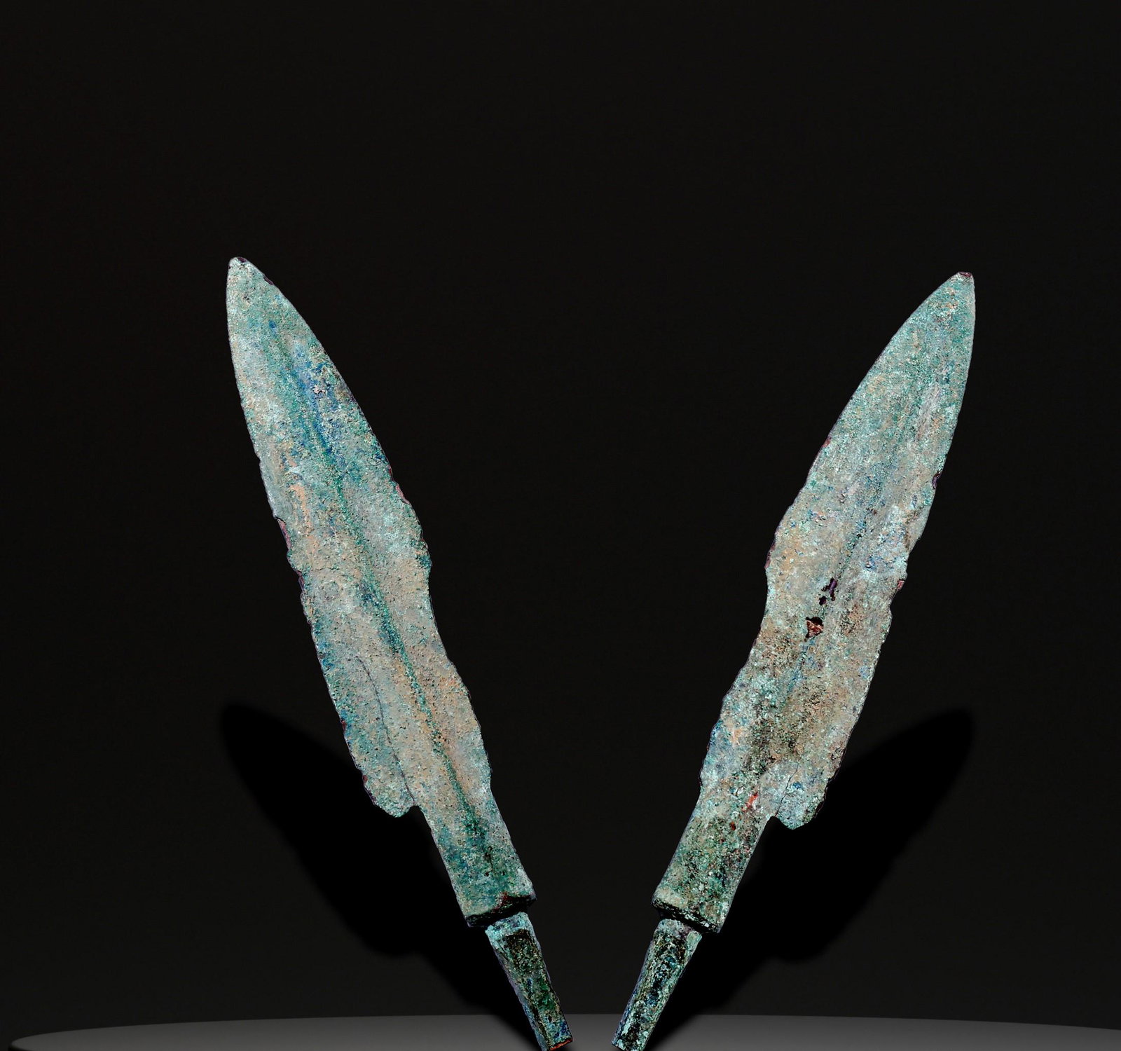 Ancient Weapons: Ancient Bronze Ballistic Arrowhead, Biblical Period, Old Testament , 1200 BC- 600 BC