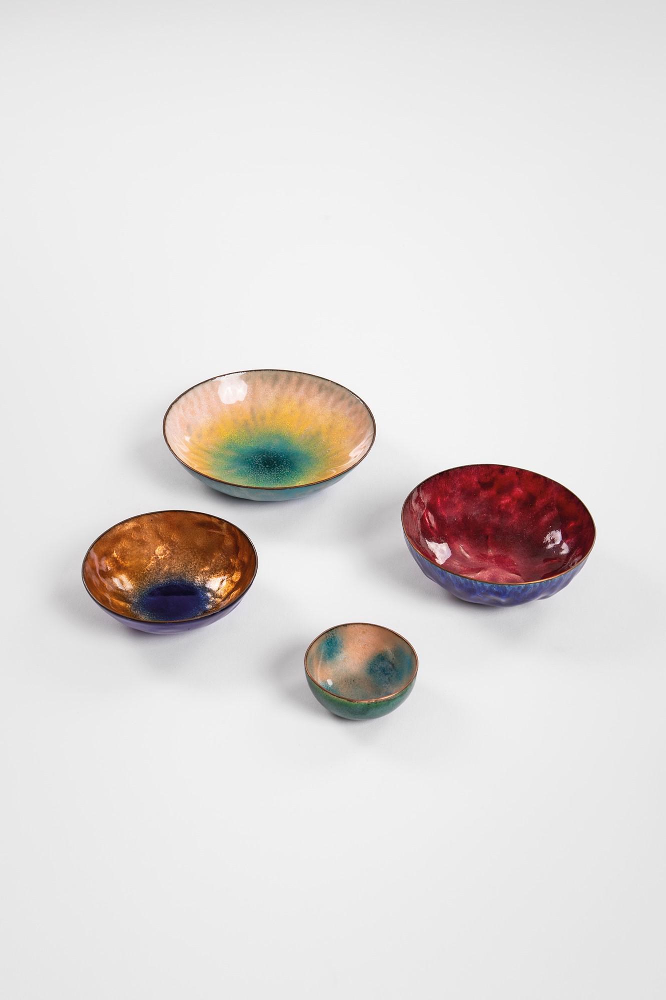 Quattro ciotole rame sbalzato, Paolo De Poli (1 of 10)