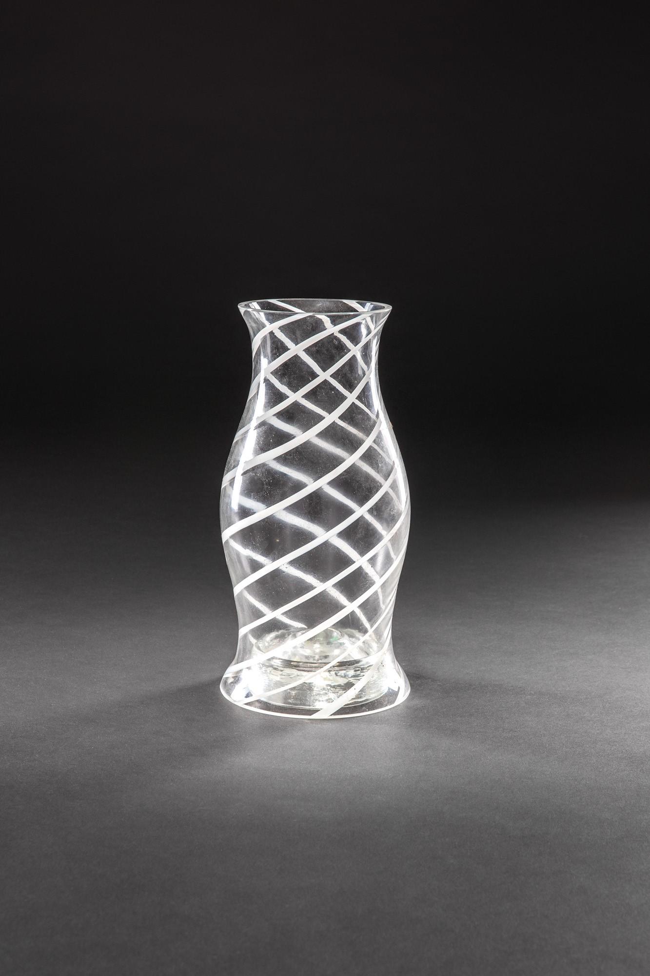 Fulvio Bianconi - Portacandele con canne bianco lattimo (1 of 1)