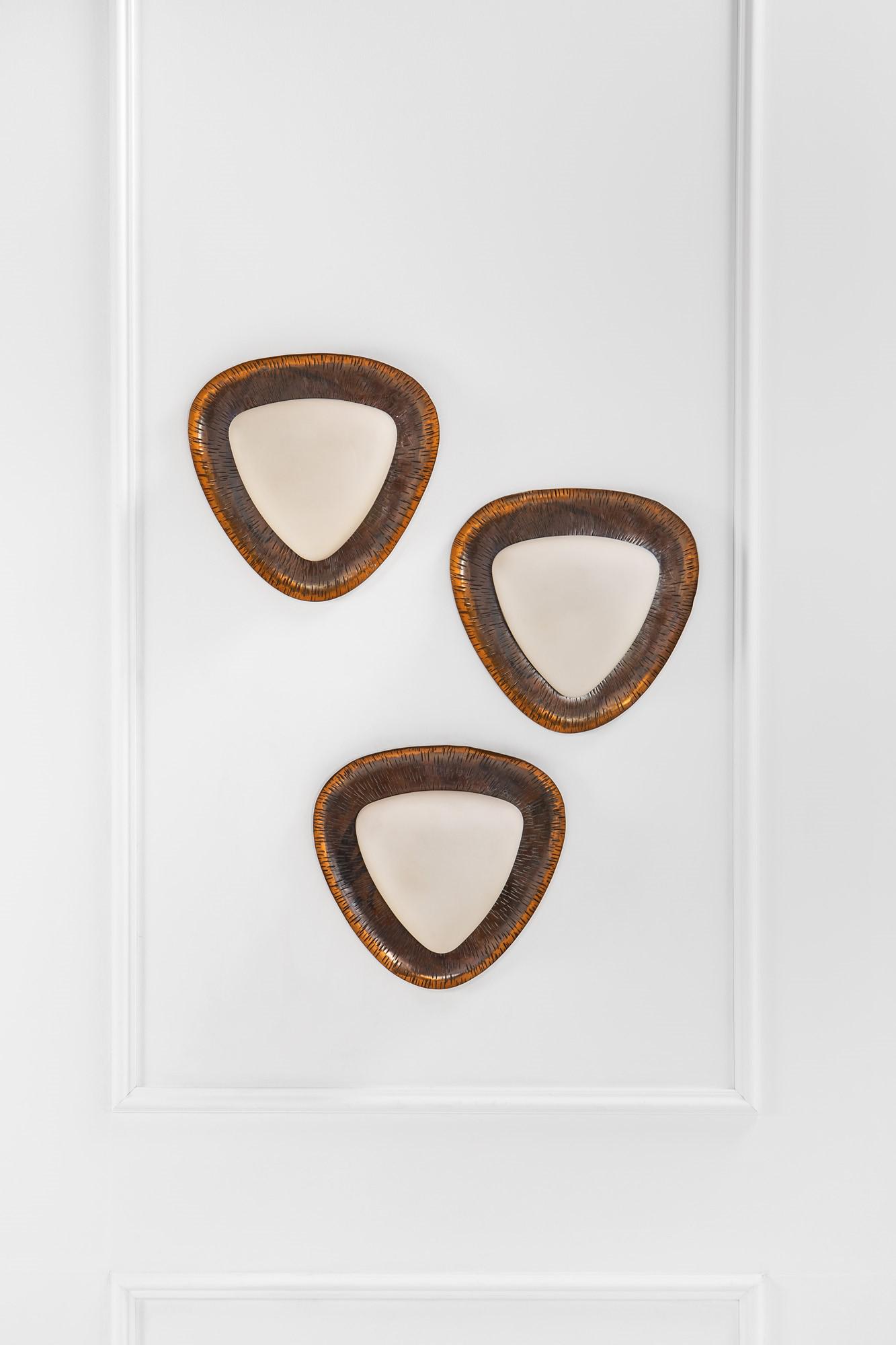 Tre lampade da parete anni '60 (1 of 3)