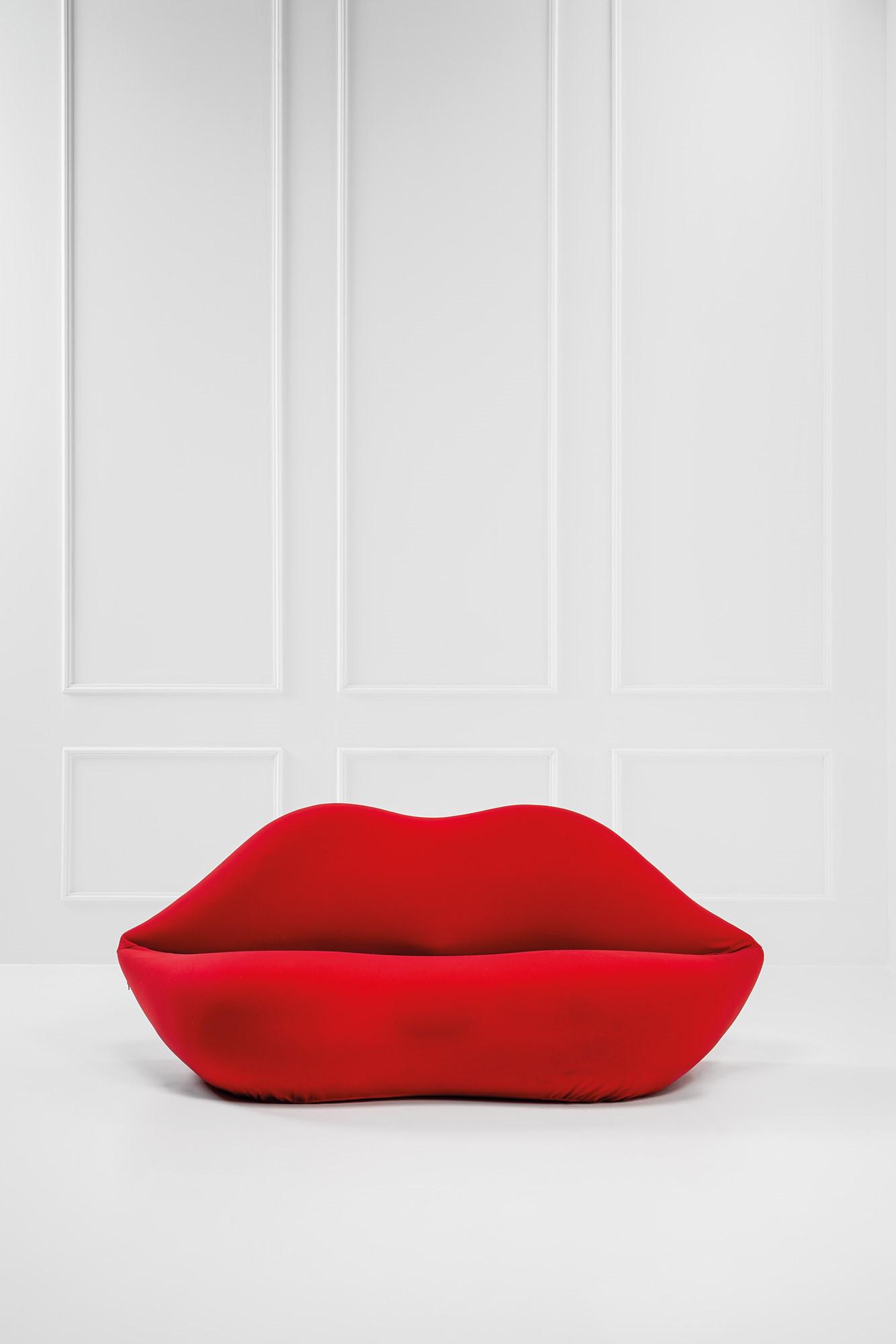 Studio '65 - Gufram, Seduta Bocca: Seduta BoccaSchiuma espansa, tessuto elastico.Prototipo realizzato da Studio 65 per la linea Multipli di Studio 65-Gufram.1970 ca.Certificato di autenticitÃ Arch. Anna Maria Rachetta.Literature: Ma