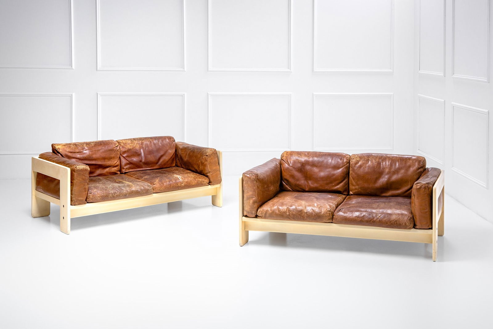 Tobia Scarpa, Due divani a due posti mod. Bastiano (1 of 4)