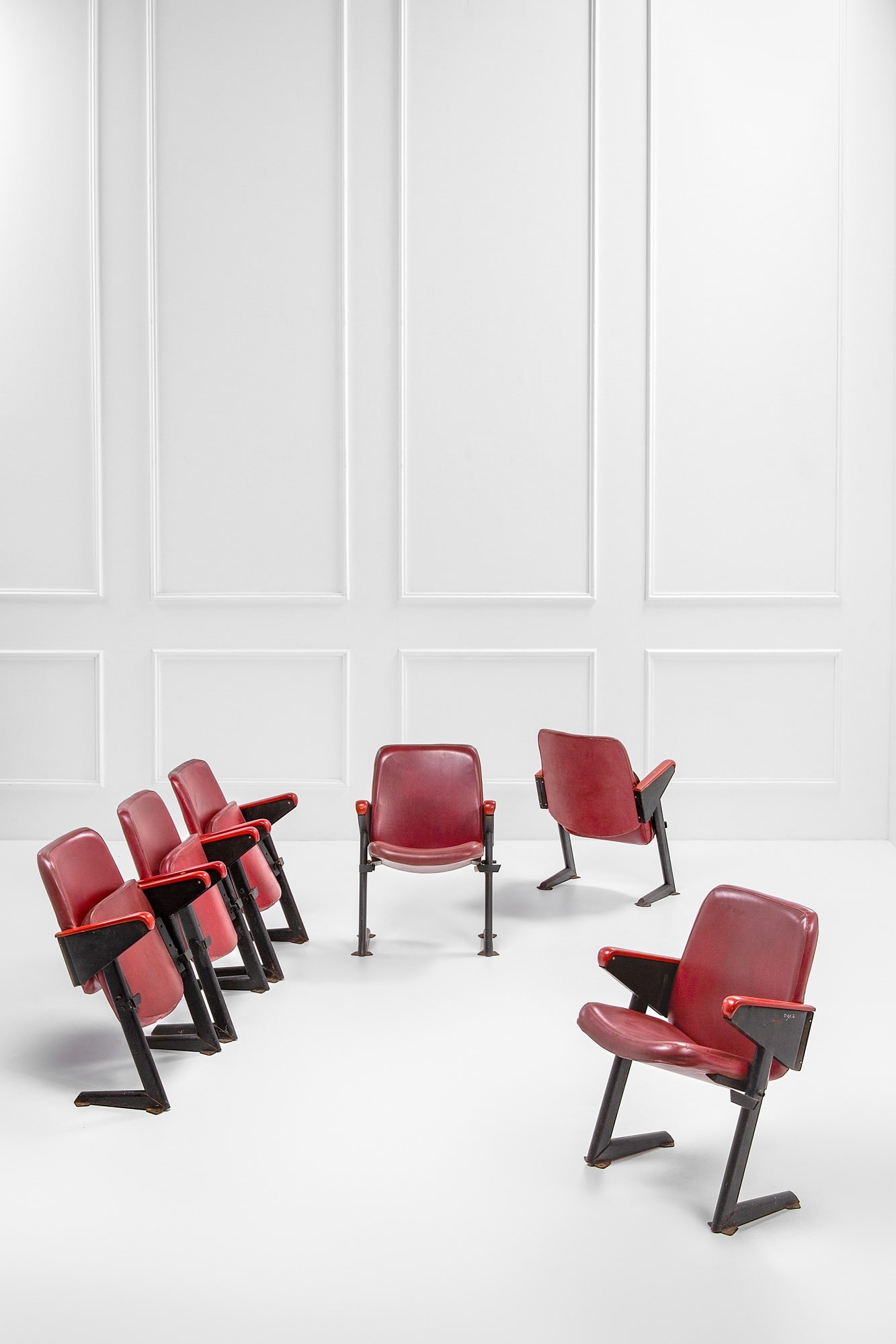 Gastone Rinaldi, Sei poltroncine da cinema mod. LV4 (1 of 2)