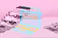 4 Sunglasse from the Thelma & Louise series (Nineties Collection Suitcase)