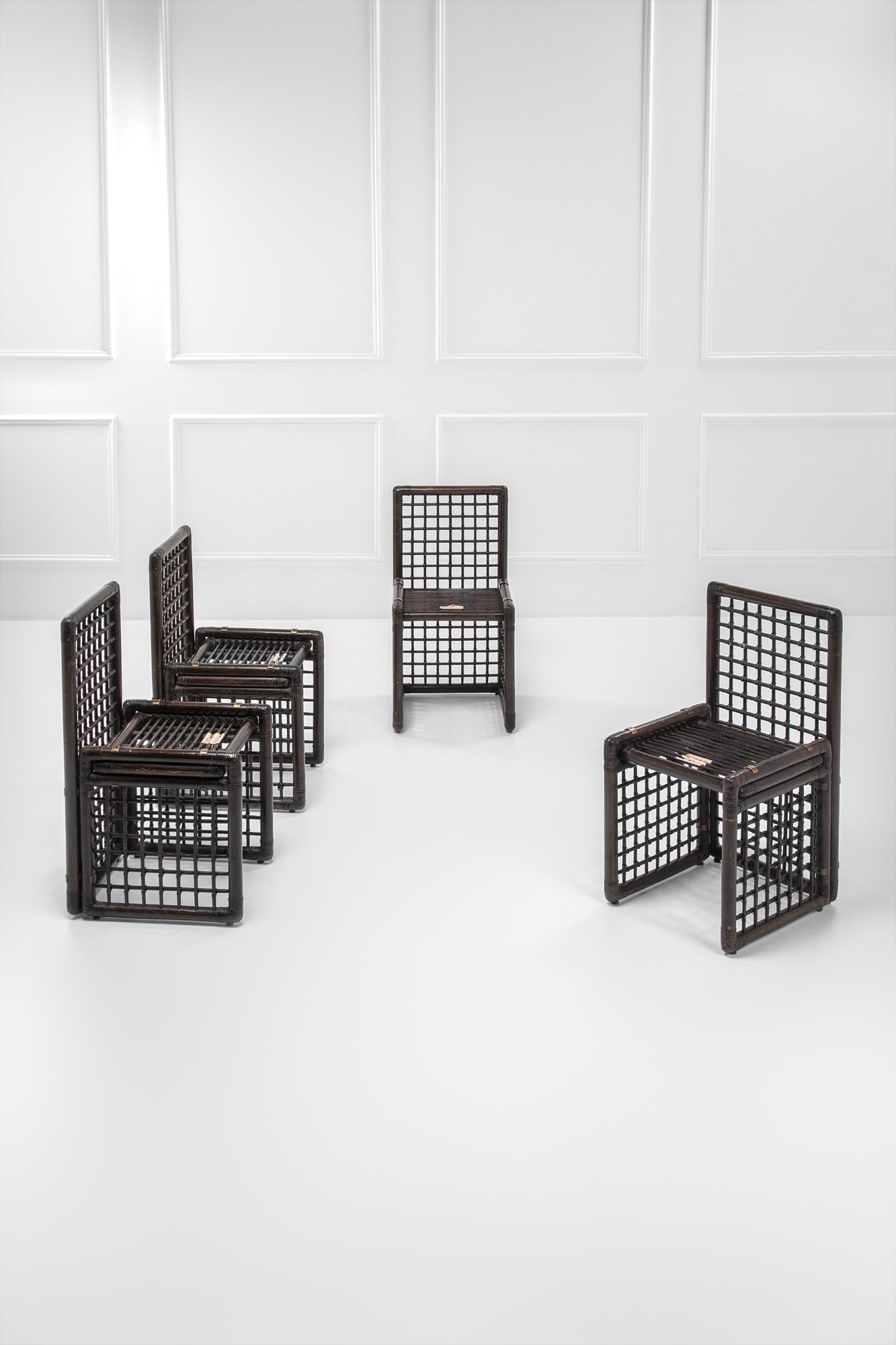 Afra e Tobia Scarpa, Quattro sedie della serie Basilan I (1 of 3)