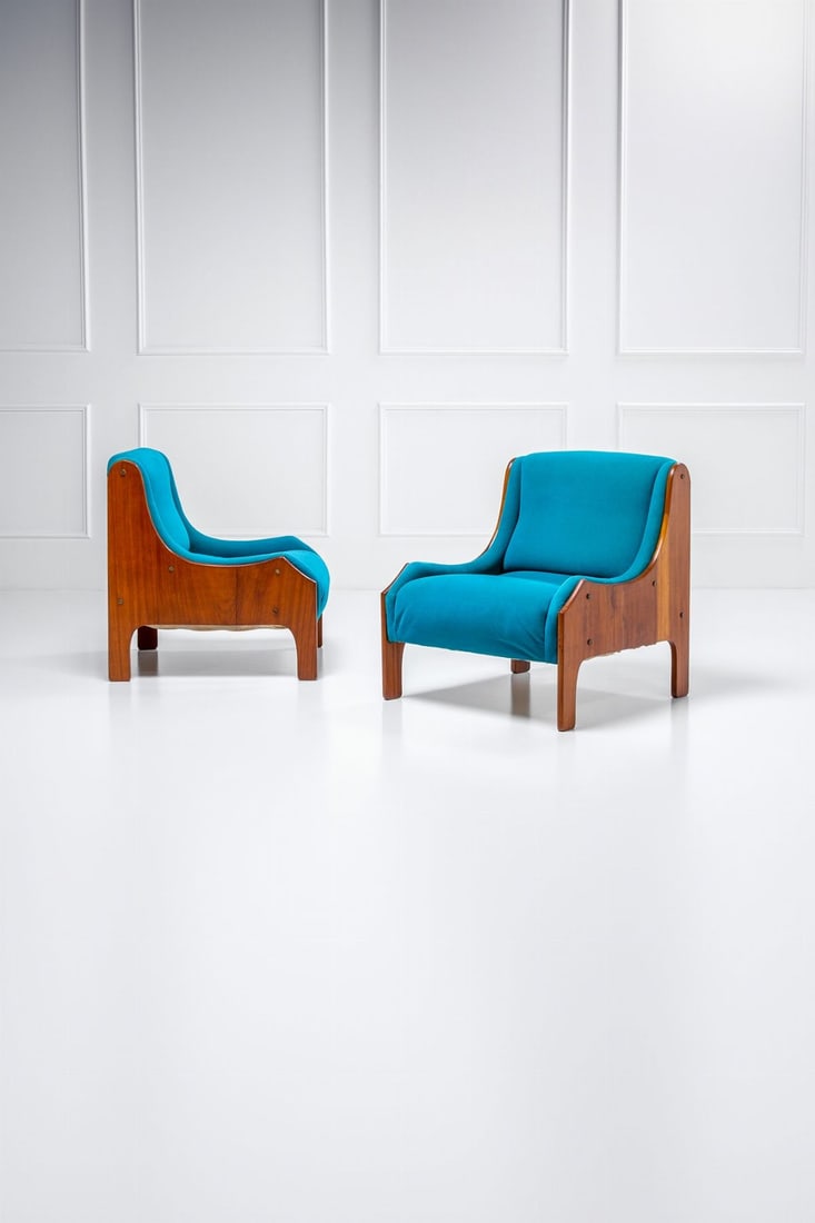 Marco Zanuso, Due poltrone mod. Milord (1 of 3)