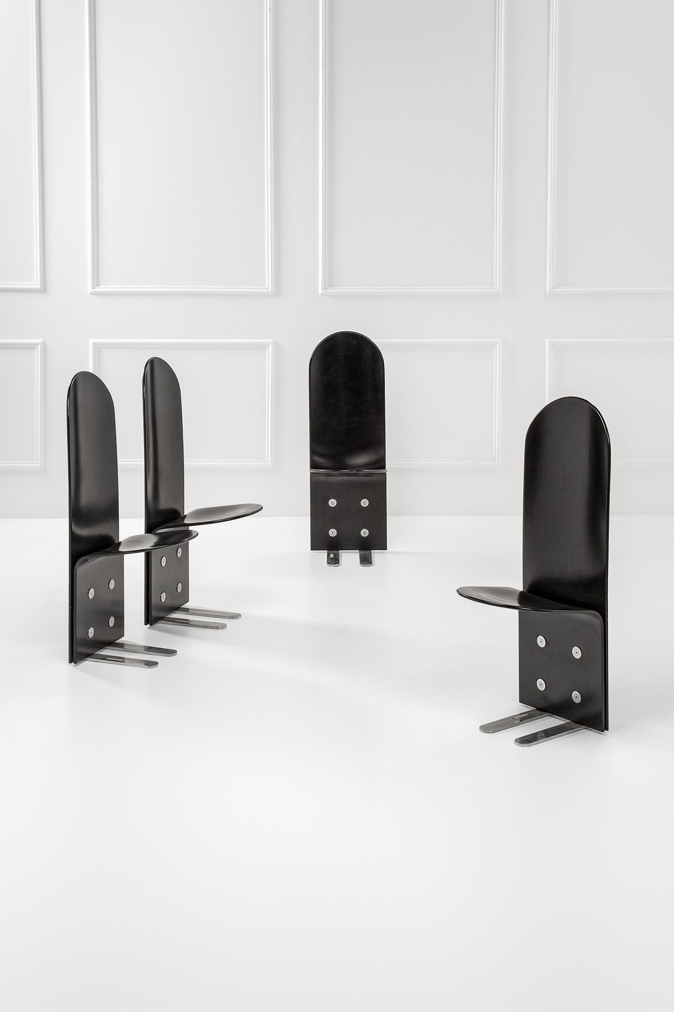 Luigi Saccardo. Quattro sedie mod. Pellicano (1 of 6)