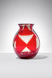Ercole Barovier. Vaso della serie Intarsio