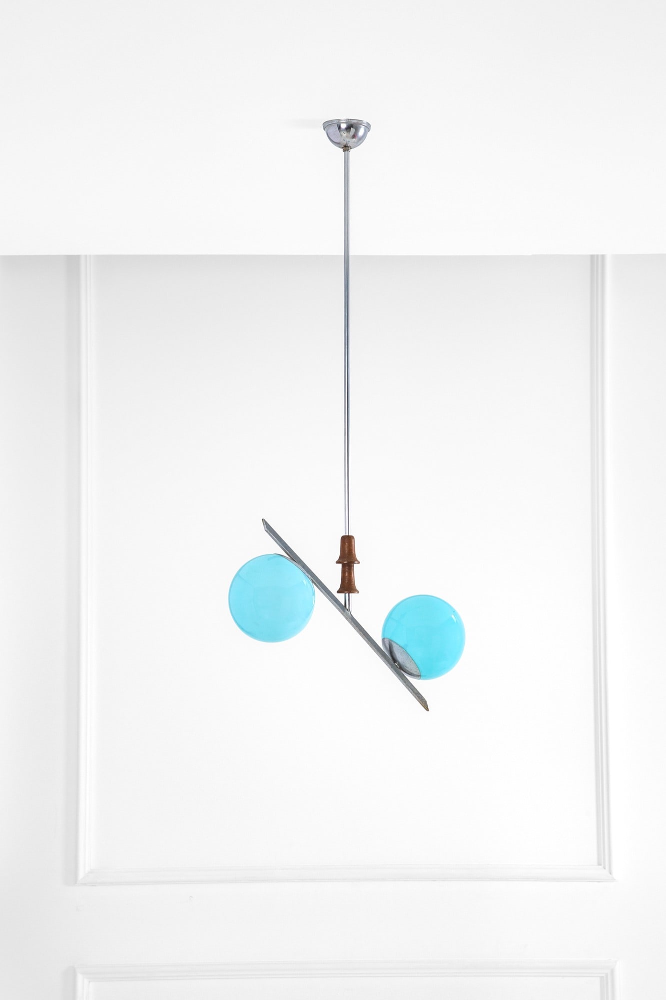 Lampada a sospensione a due sfere (1 of 3)