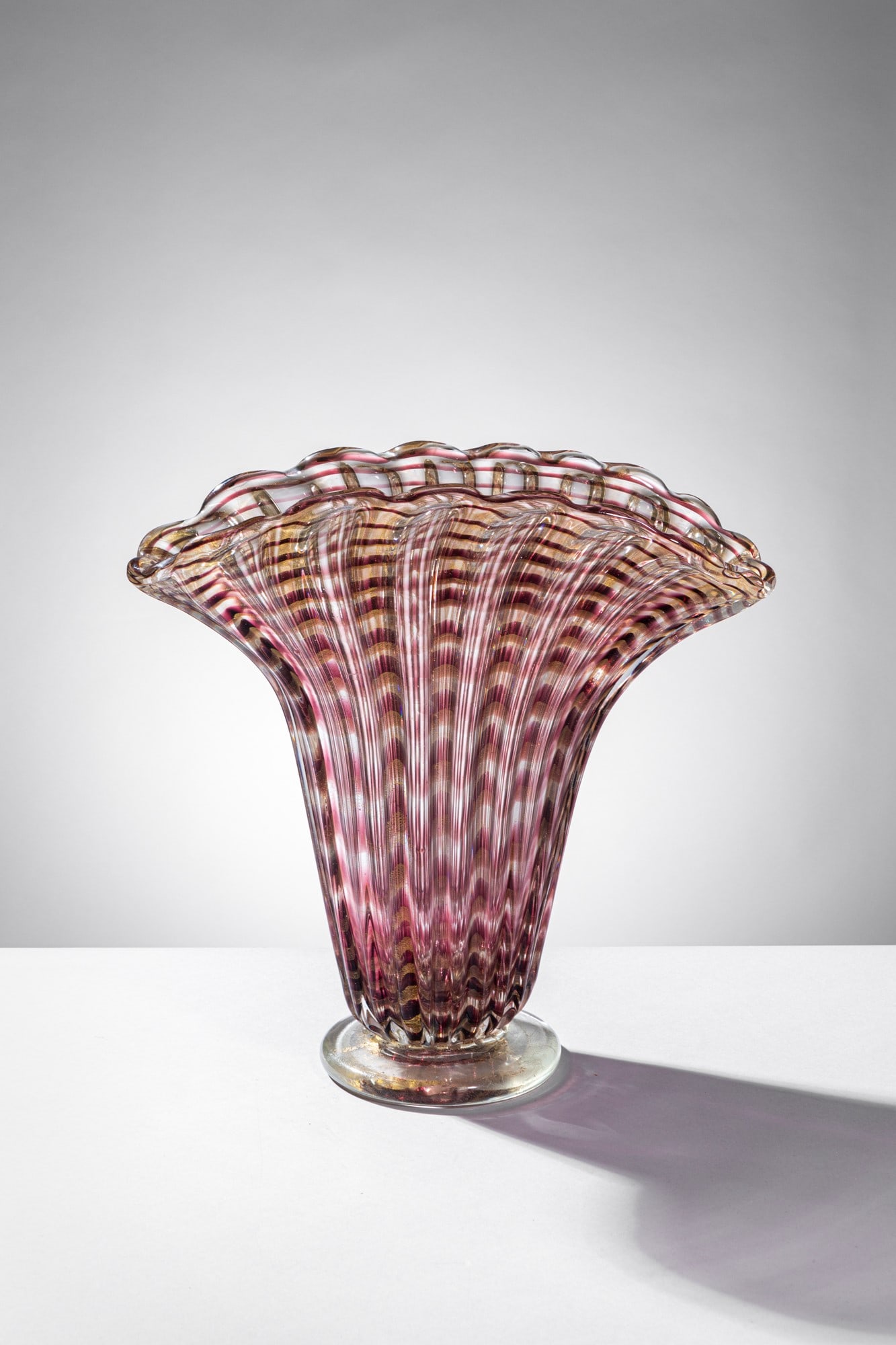 Ercole Barovier. Vaso della serie Zebrati (1 of 3)