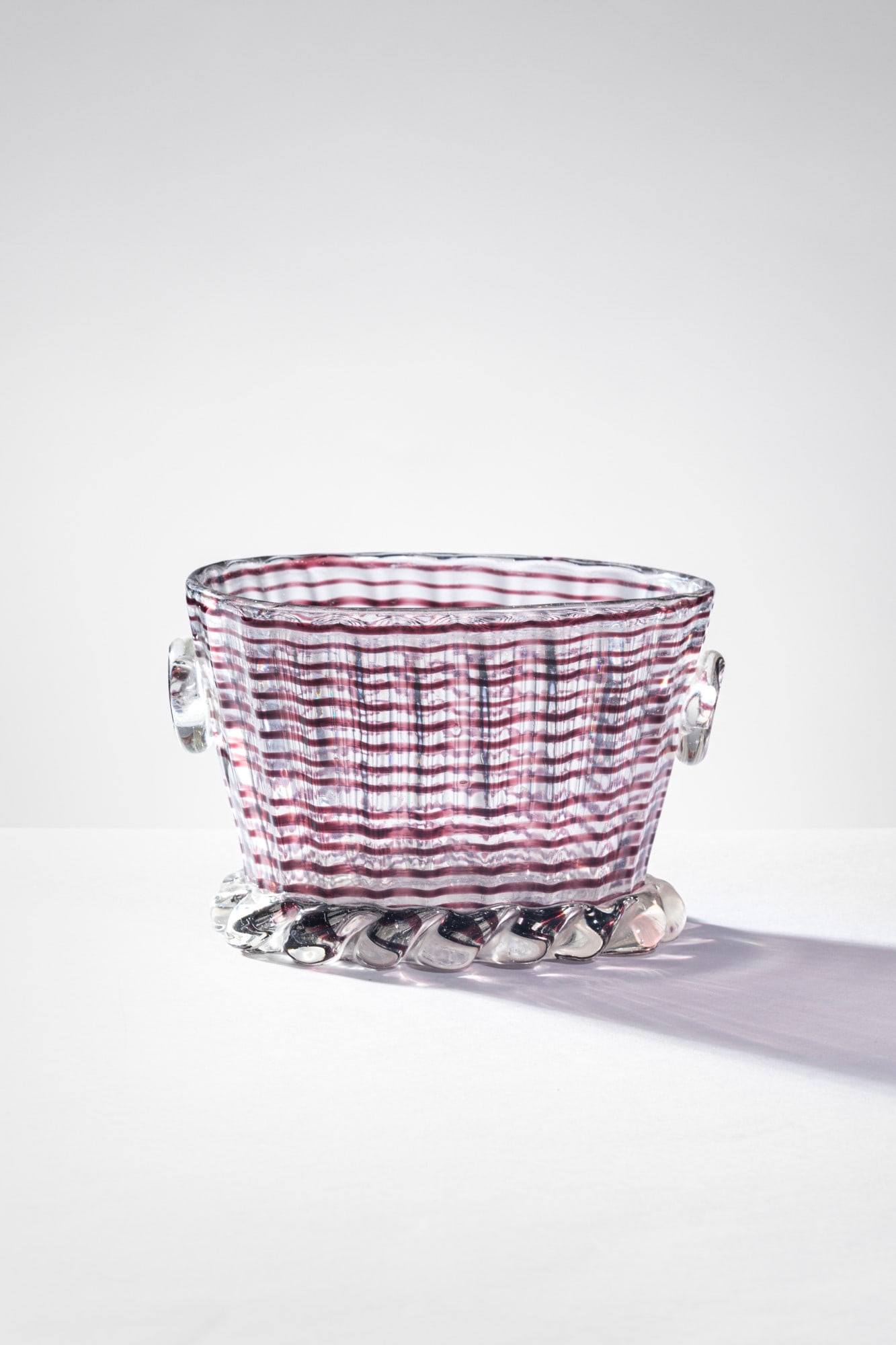 Ercole Barovier. Coppa della serie Zebrati (1 of 2)