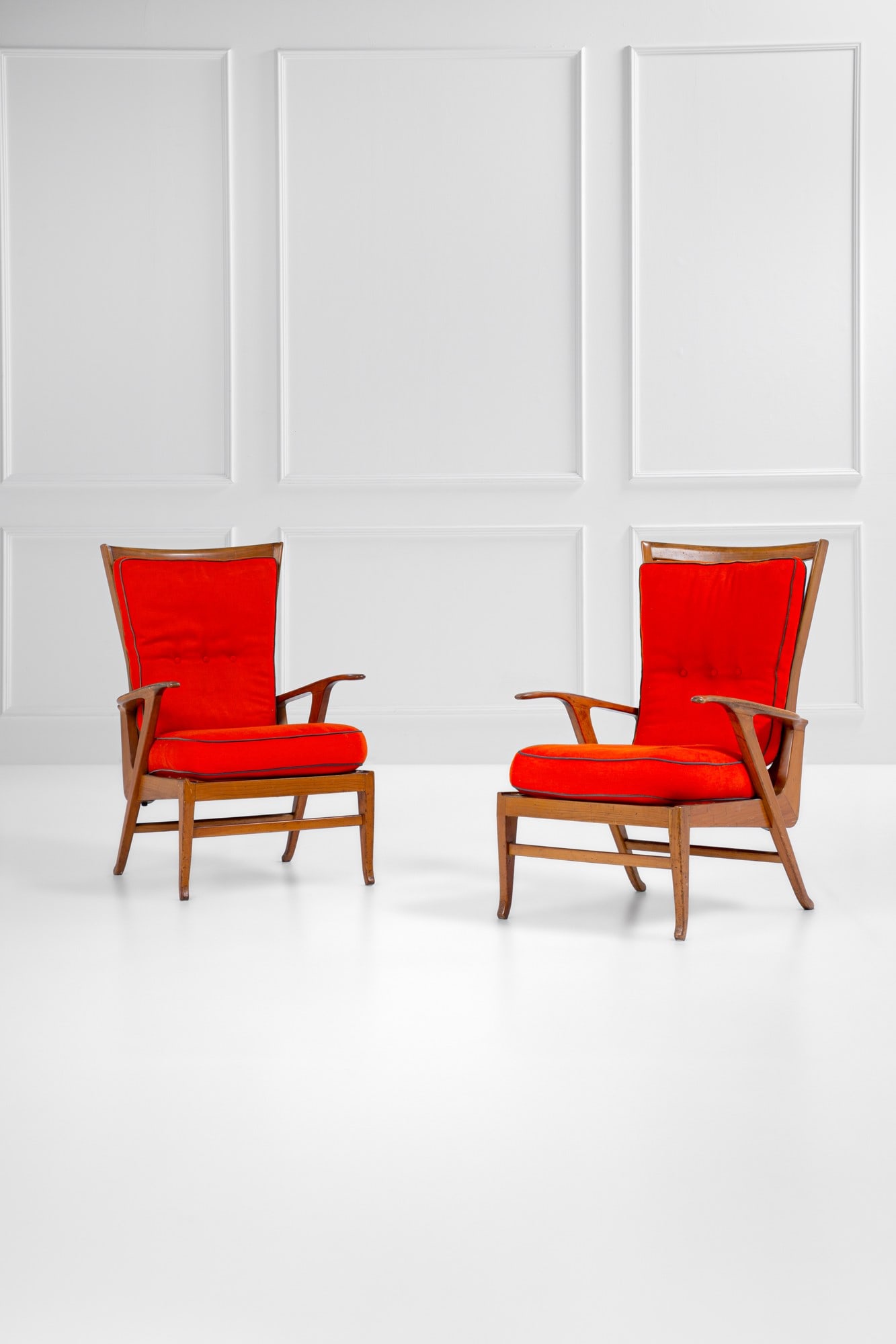 Renzo Franchi. Due poltrone reclinabili mod. Camea (1 of 5)