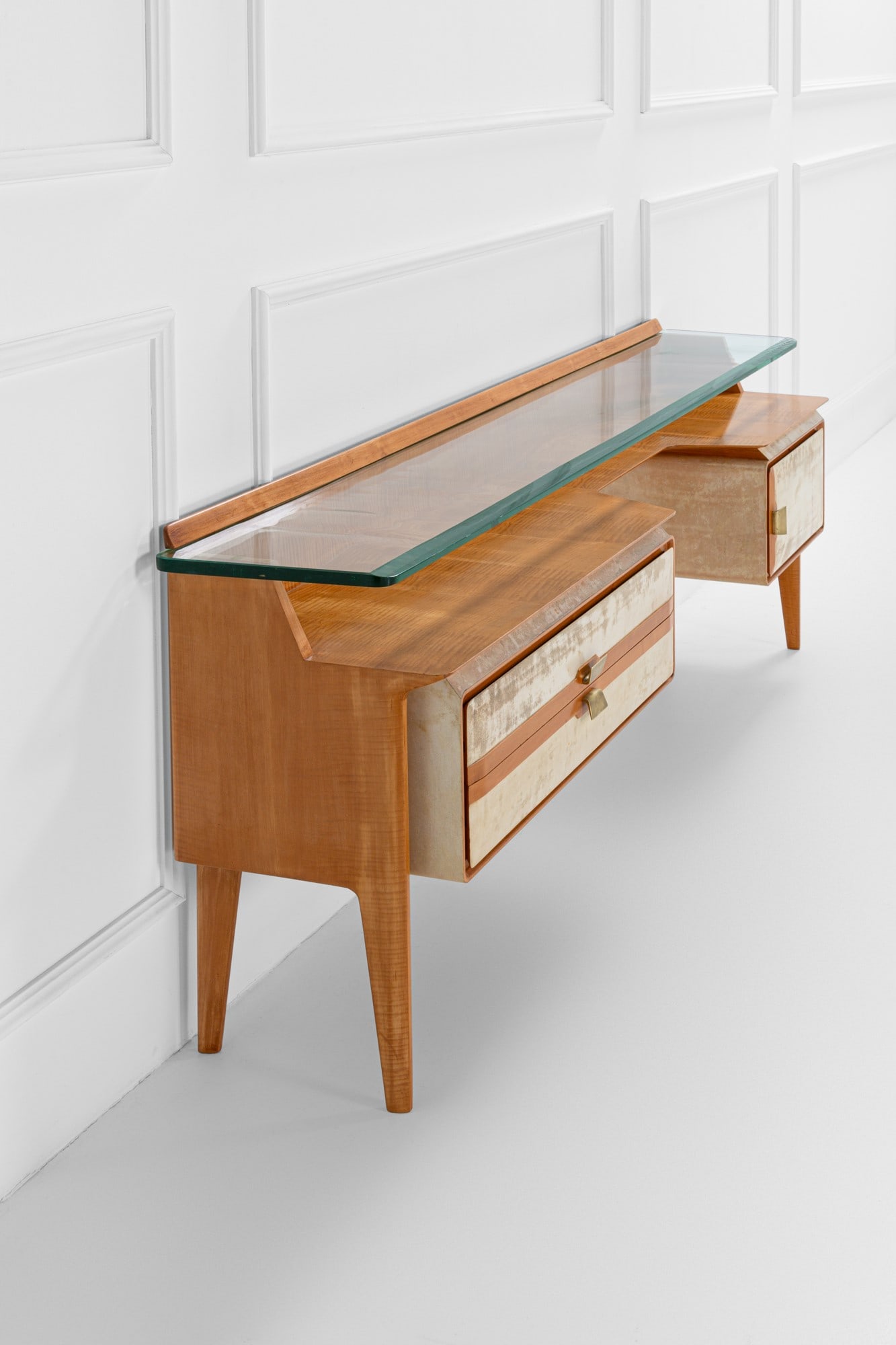 Dassi. Mobile da camera con specchiera da parete - 3