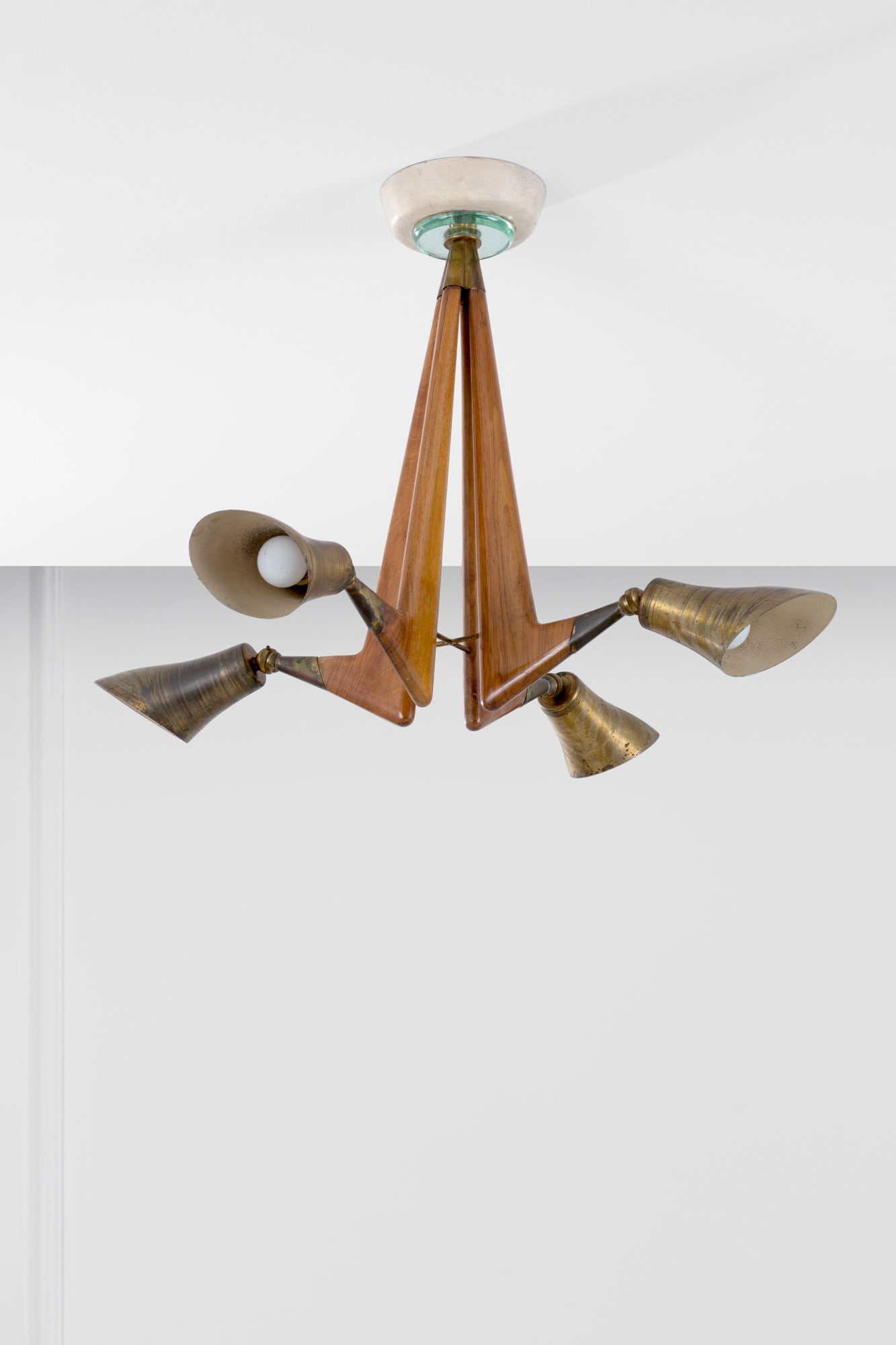 Lampadario a quattro luci orientabili (1 of 6)