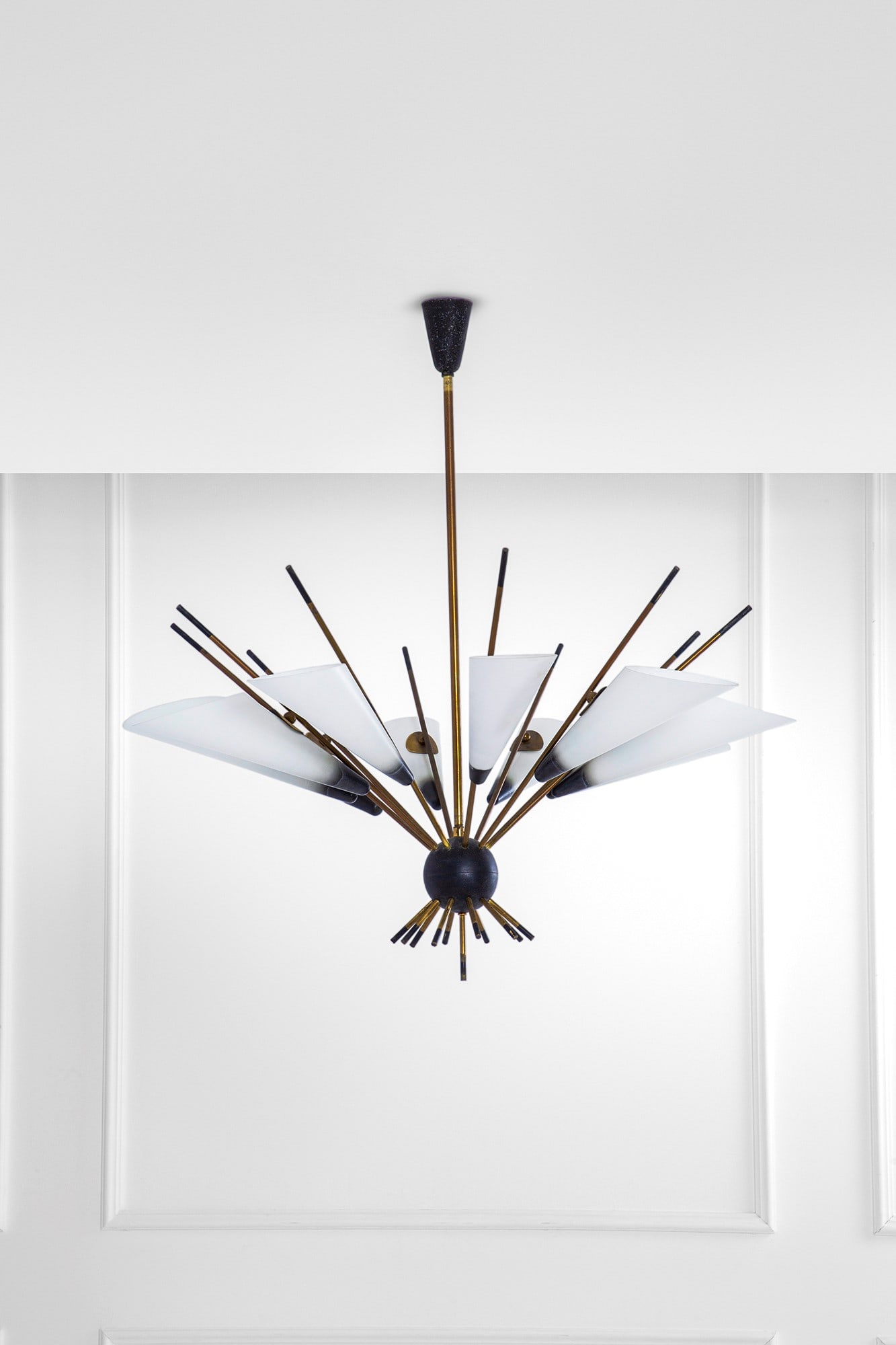 G.C.M.E.. Lampadario a dieci luci mod. 635 (1 of 4)