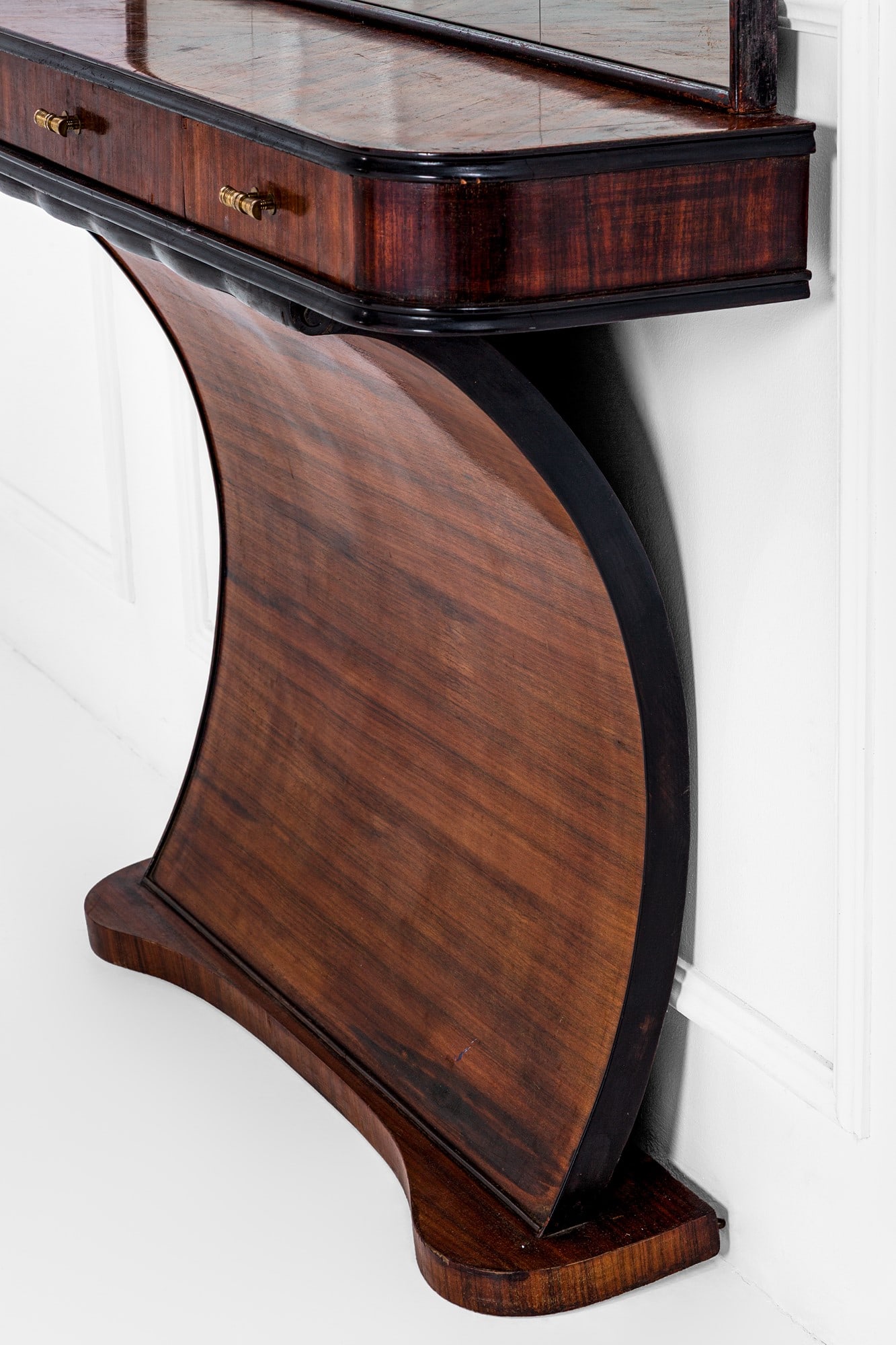 Console a tre cassetti con specchiera - 3