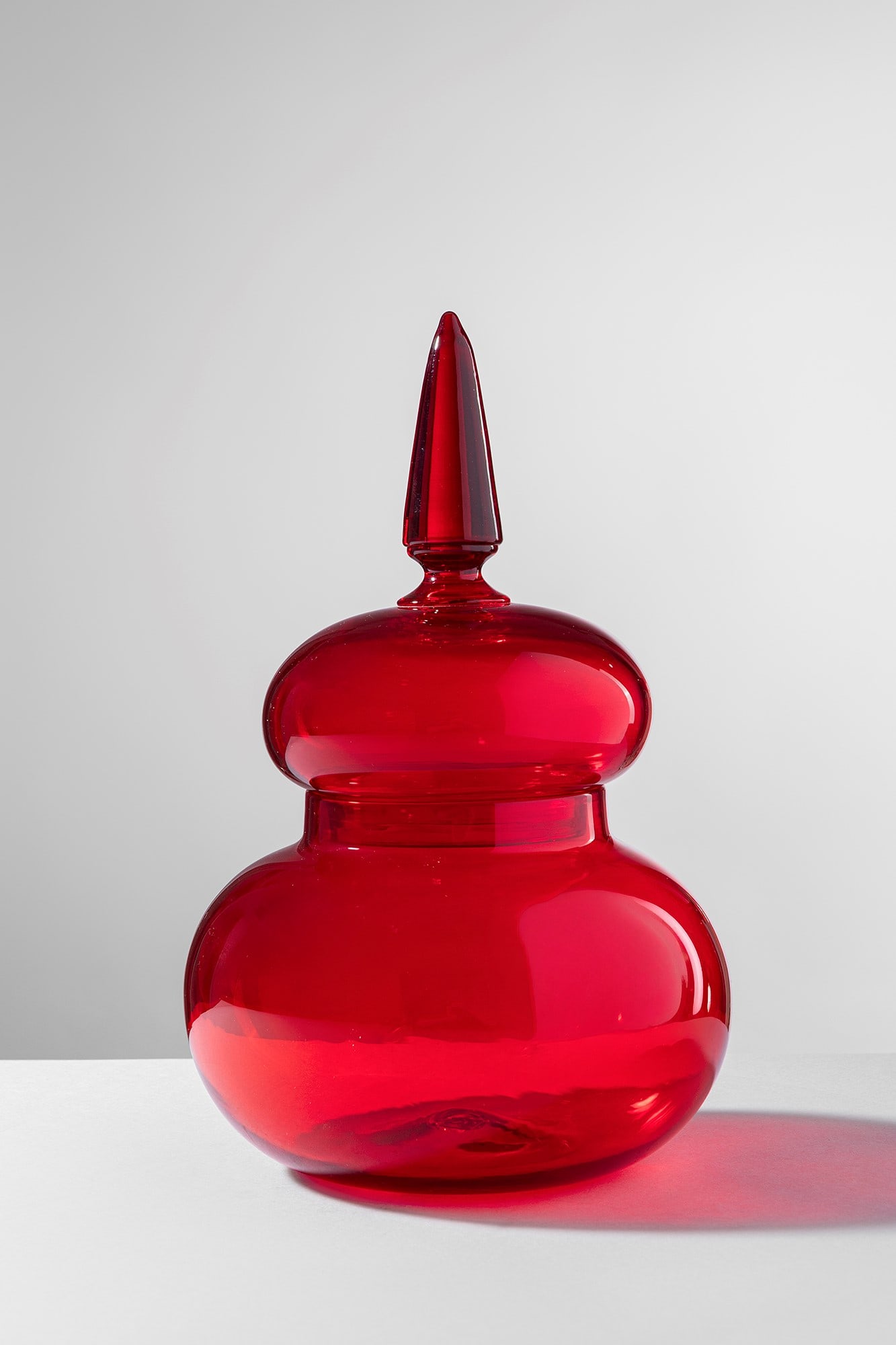 Paolo Venini. Vaso con coperchio mod. 4741 della serie Compostiere (1 of 2)