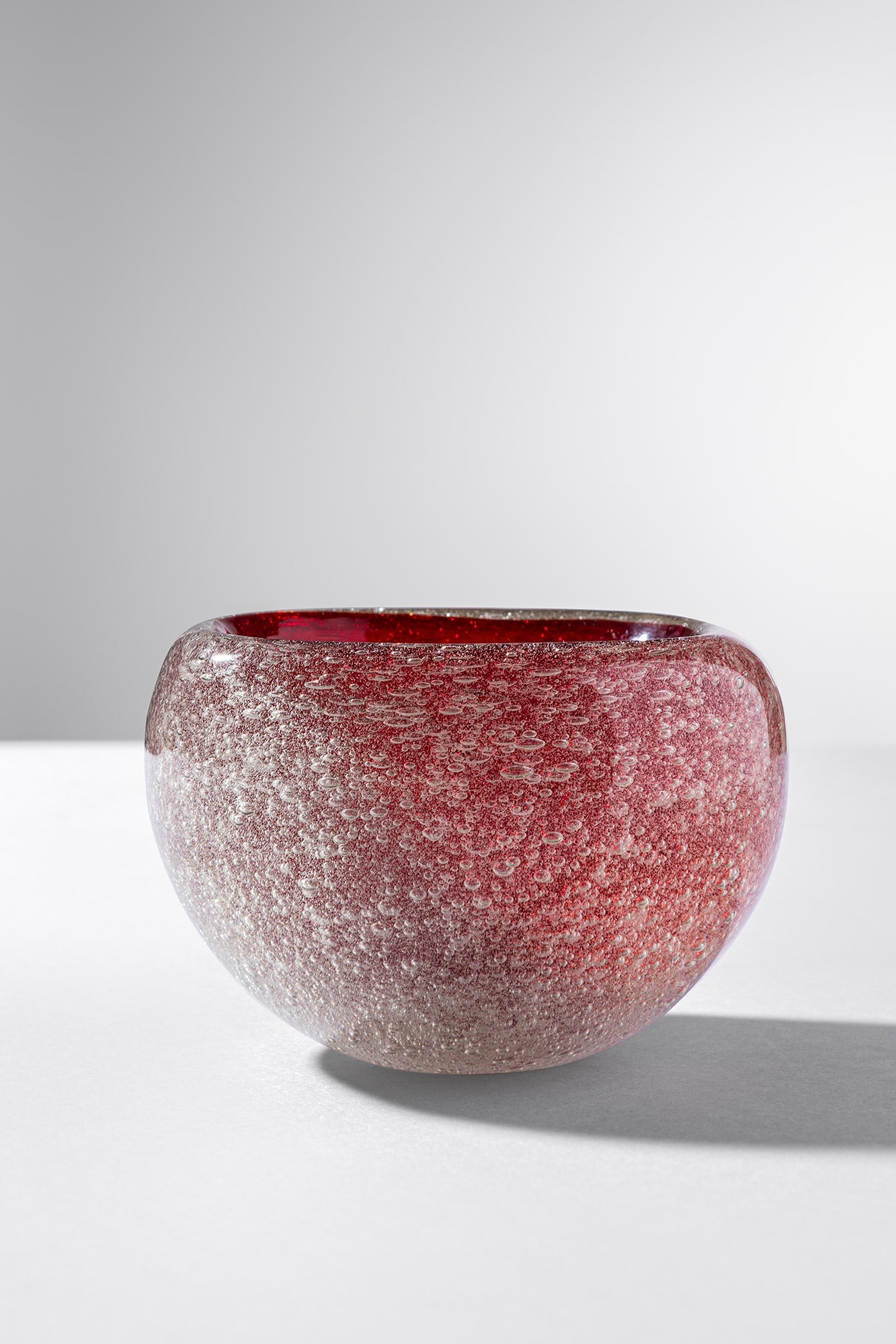 Murano. Coppa: Coppa Vetro a bollicine sommerse. Murano, 1930. cm 7x10x10