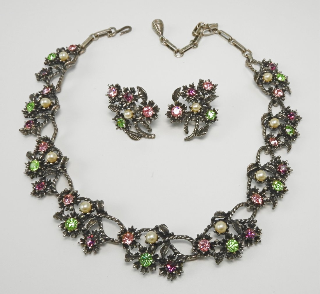 Vintage Coro Necklace & Earring Set (1 of 5)
