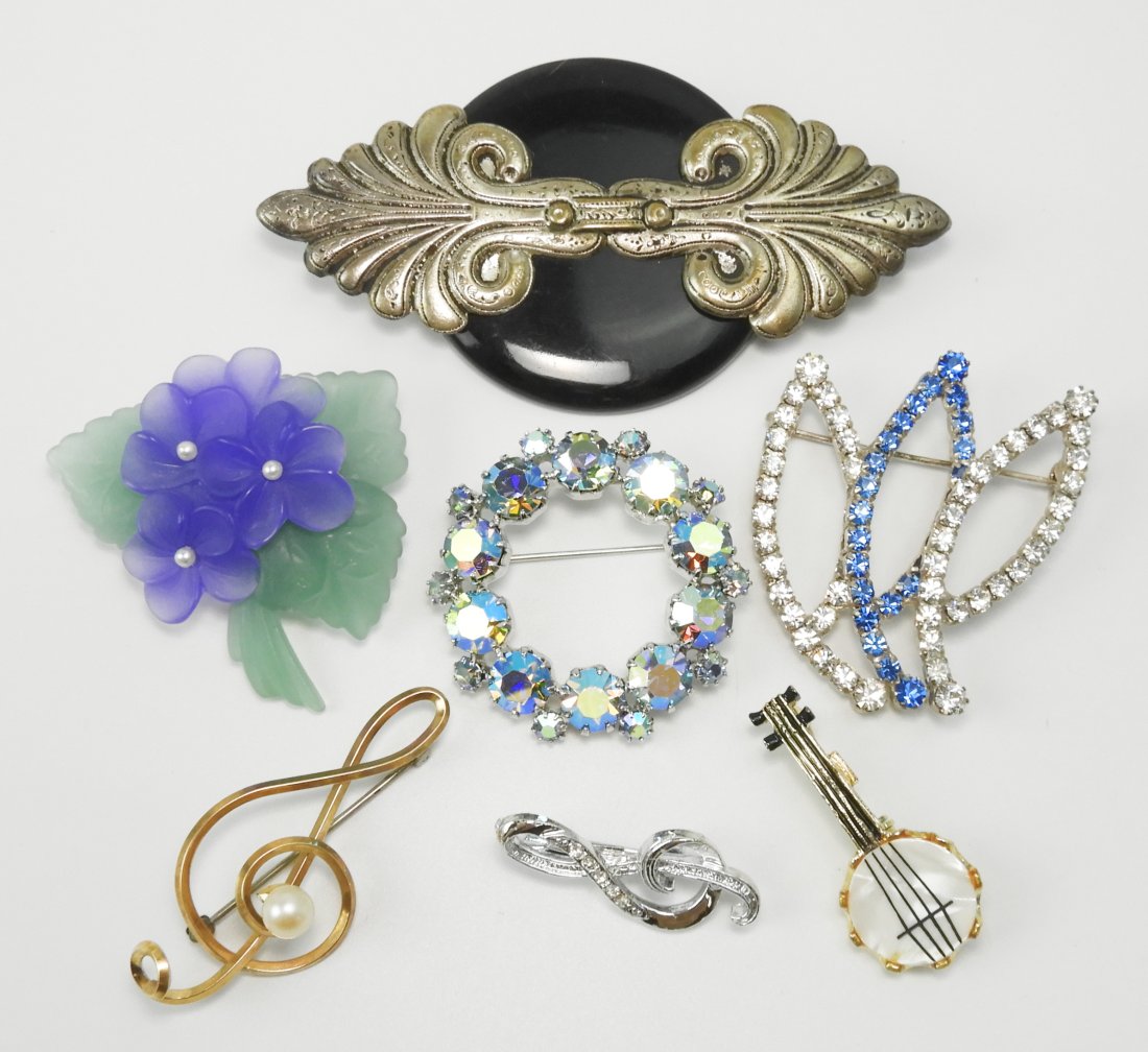 Vintage Costume Brooch/Pin Lot (1 of 9)
