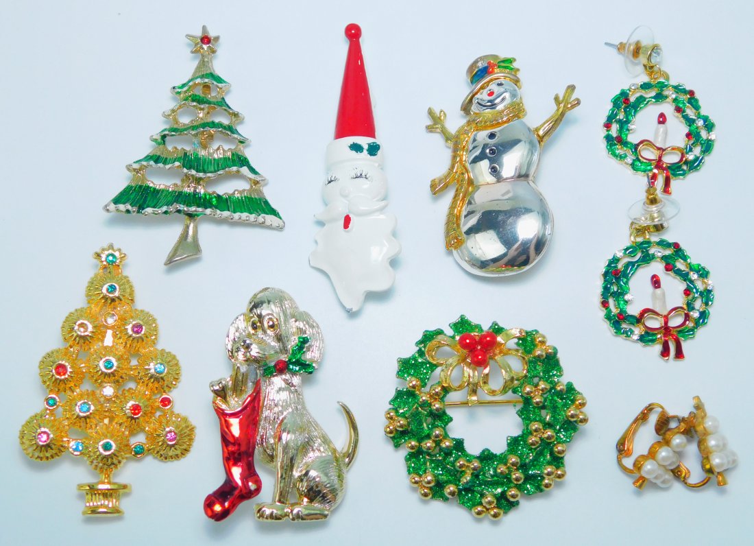 Christmas Jewelry Lot 1 (1 of 5)