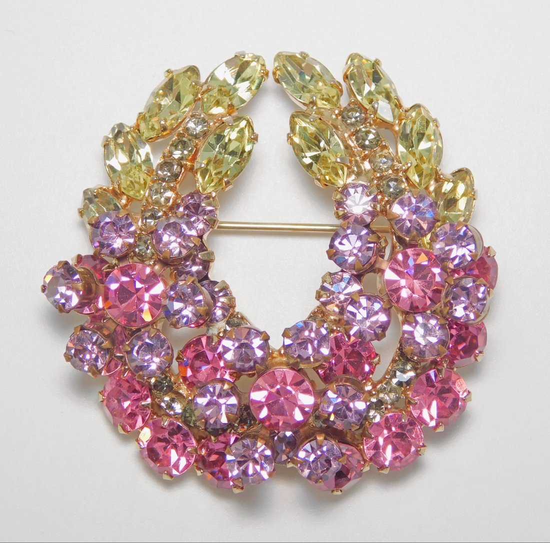 Vintage Delizza & Elster "Juliana" Layered Brooch (1 of 4)