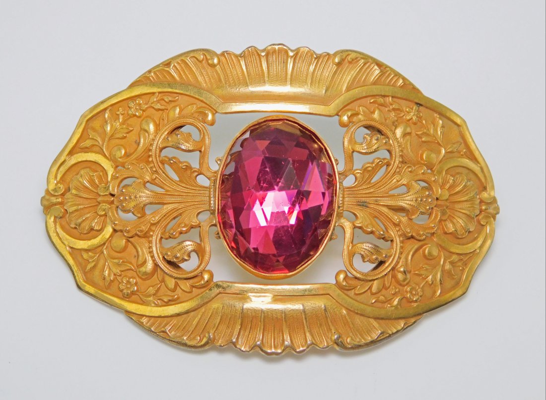 Antique Victorian E.A. Bliss Co. Sash Pin (1 of 5)