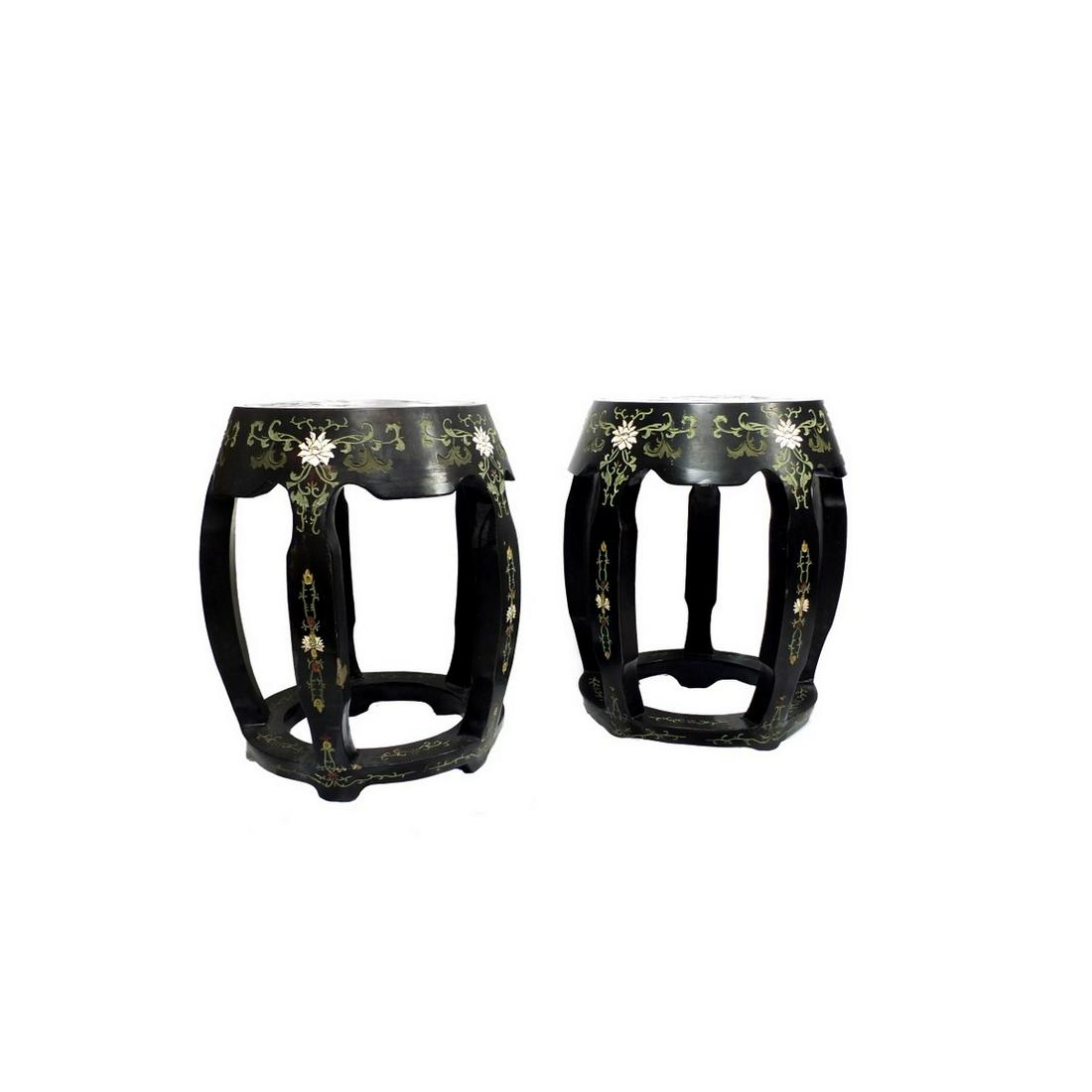 Pair of Chinese Garden Seats (1 of 6)