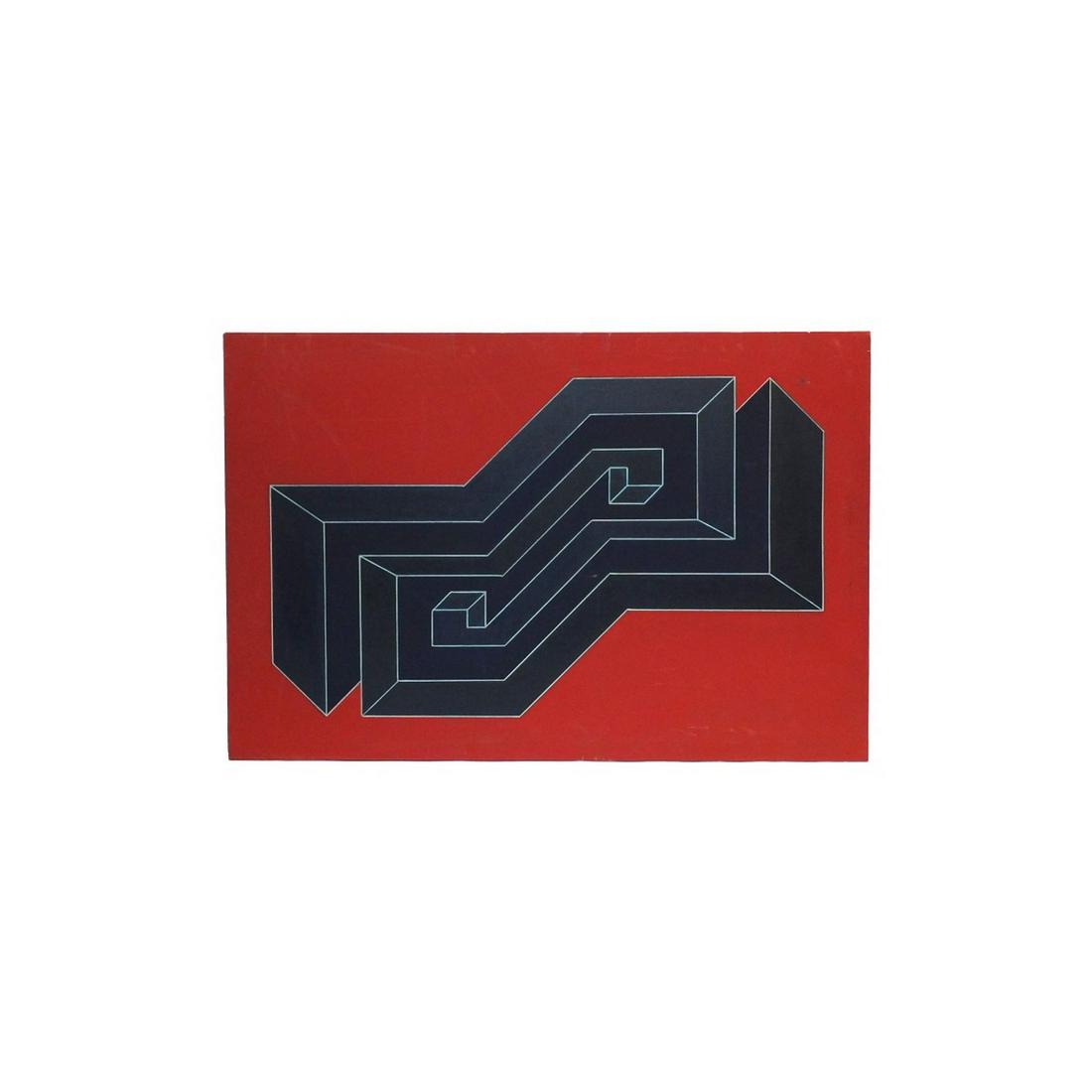 Vasarely Style Acrylic / Canvas (1 of 3)