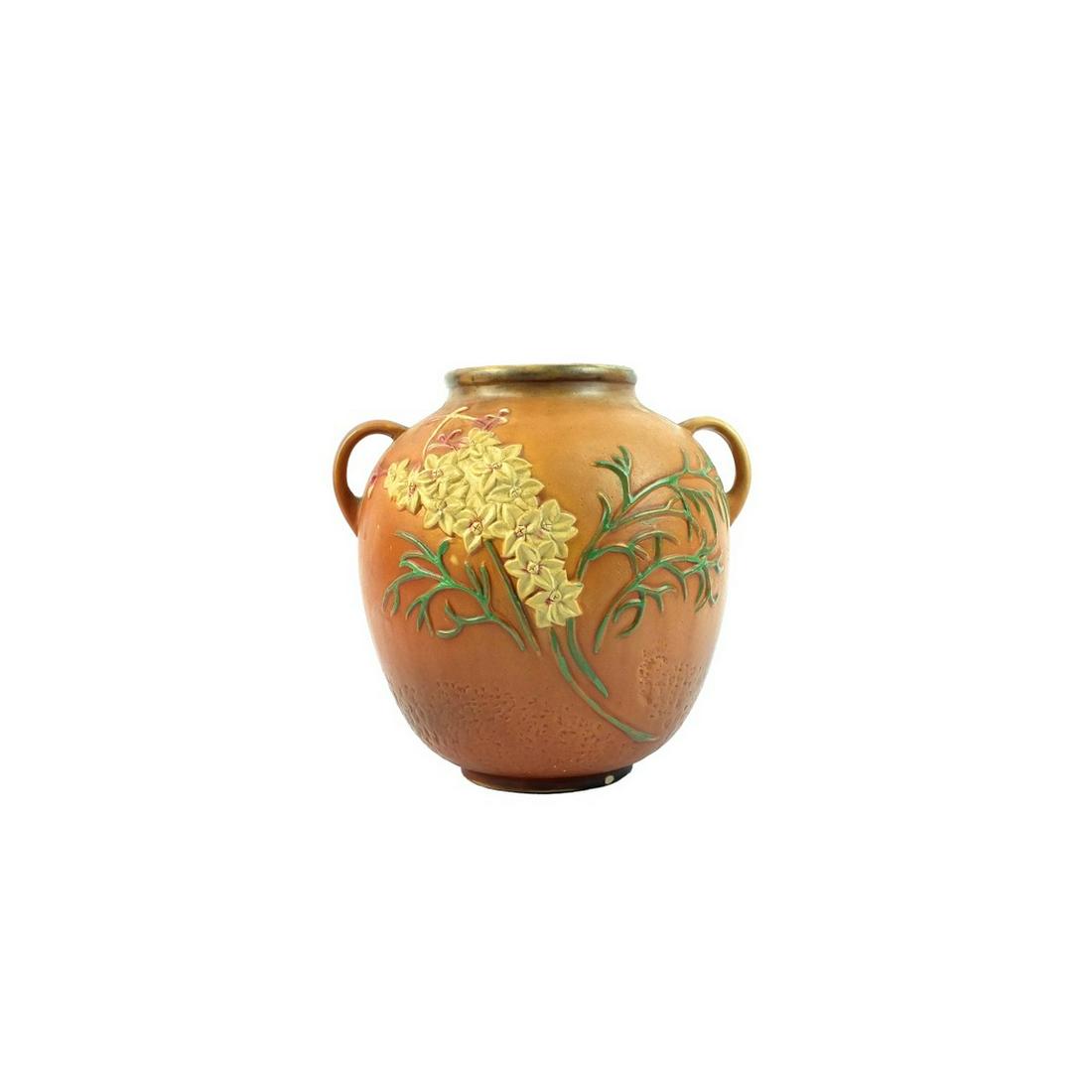 Roseville Style Pottery Vase (1 of 5)