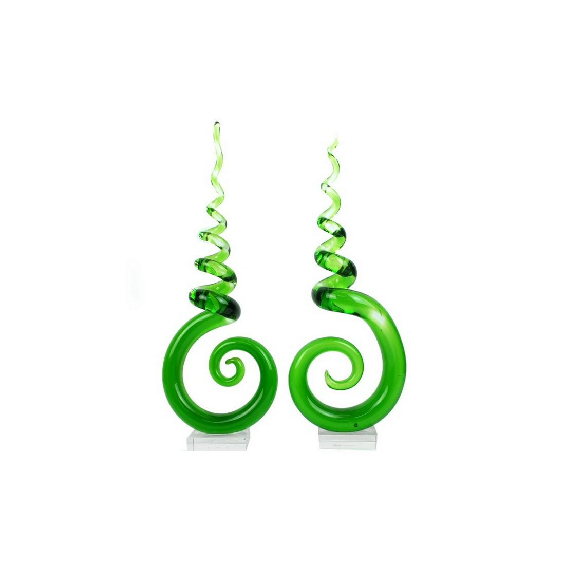 Pair of Murano Style Sculptures (1 of 3)