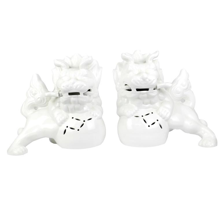 Pair of Large Modern Foo Dogs (1 of 6)