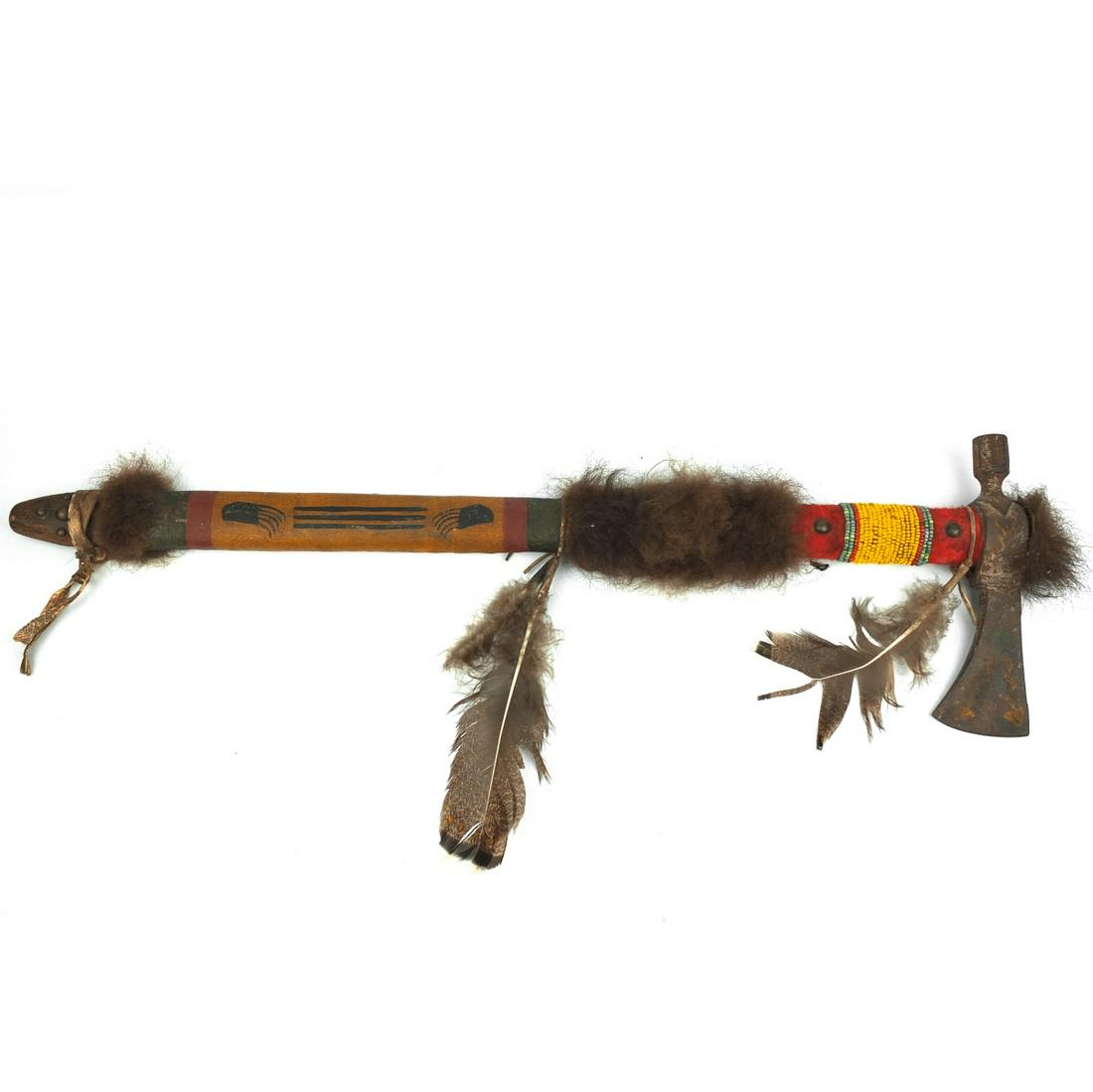 Native American Smoking Pipe / Tomahawk (1 of 4)