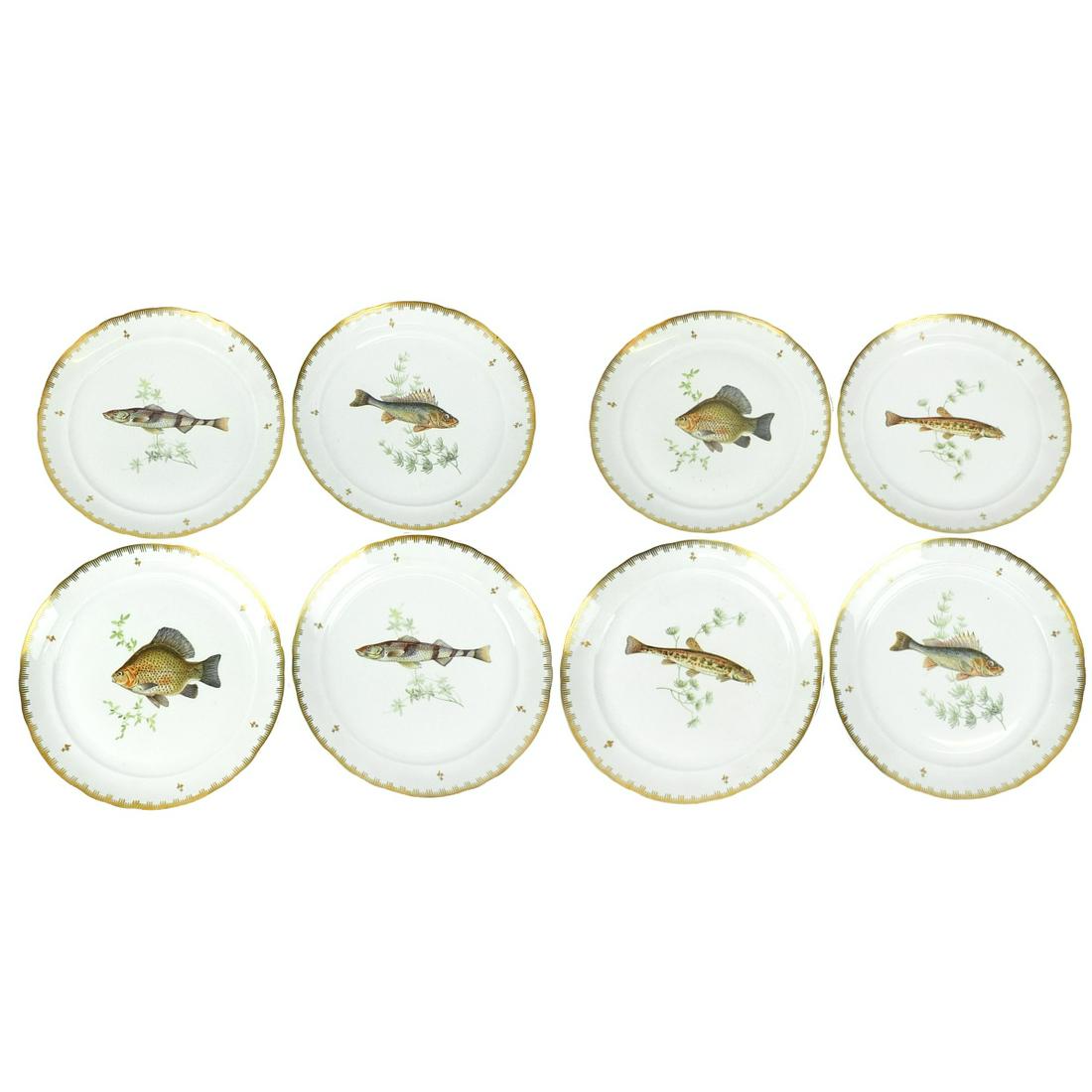 (8) Limoges Plates (1 of 4)