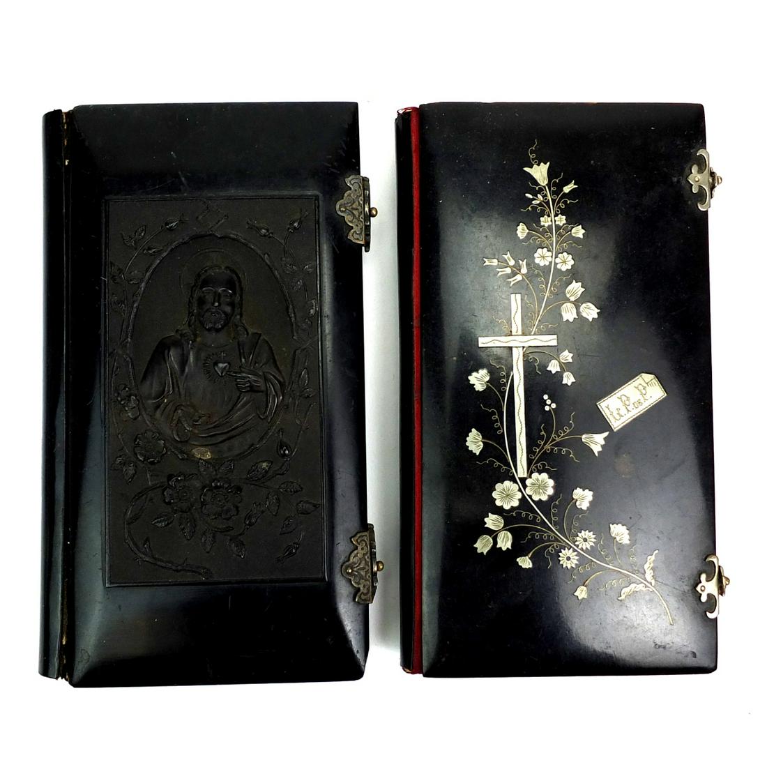 Grouping of Two Antique Table Top Items to Include a Napoleon III Tortoise Shell and Sterling Silver (1 of 4)