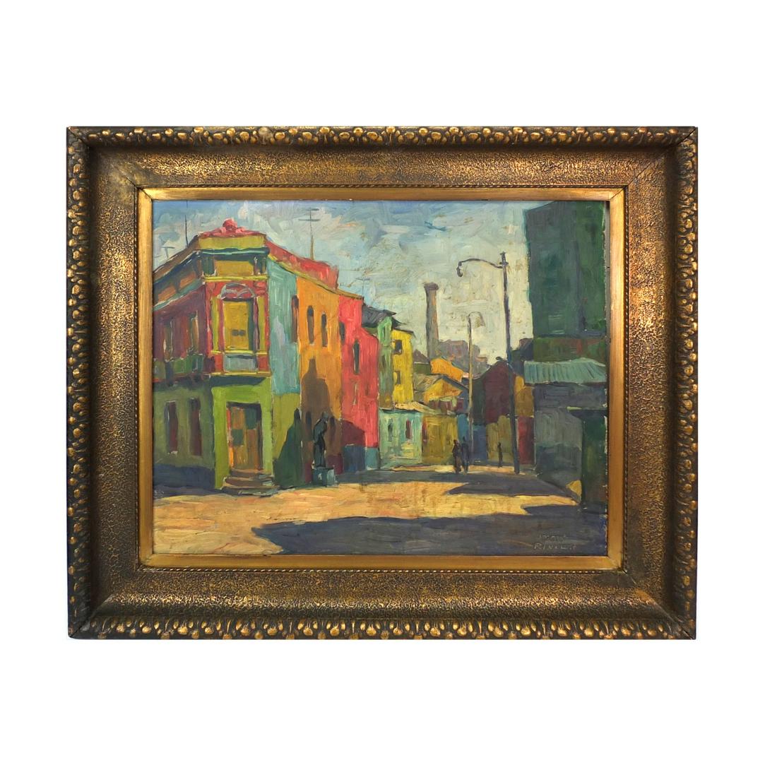 Oton Ringer (1906 - 1991) Oil on Masonite (1 of 4)