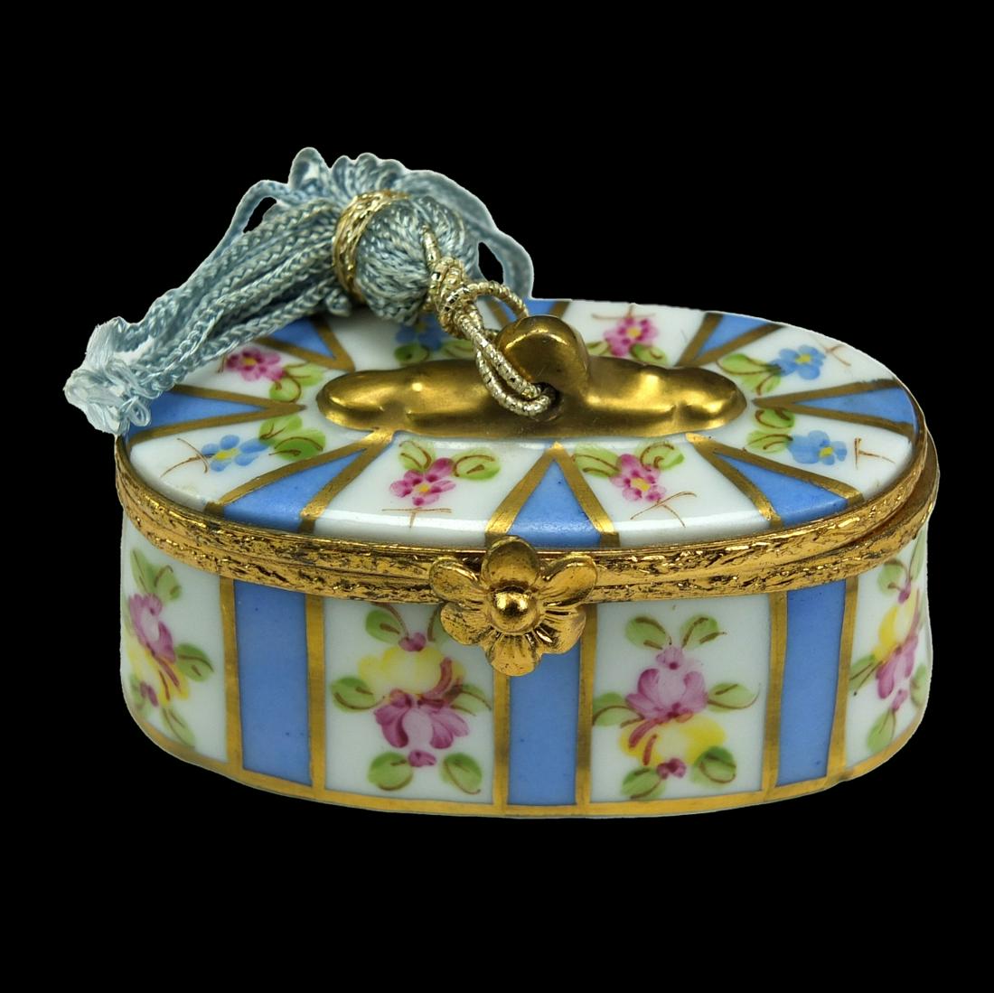 Limoges Porcelain Pill Box (1 of 3)